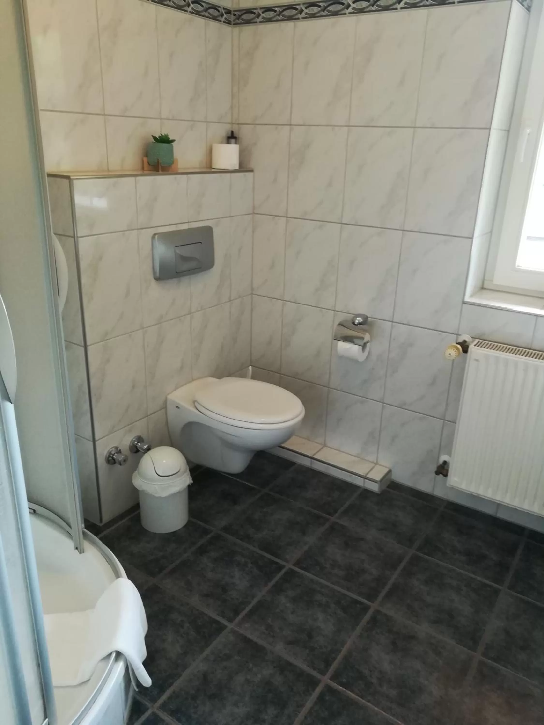 Toilet in Gästehaus Grunewald Bed & Breakfast