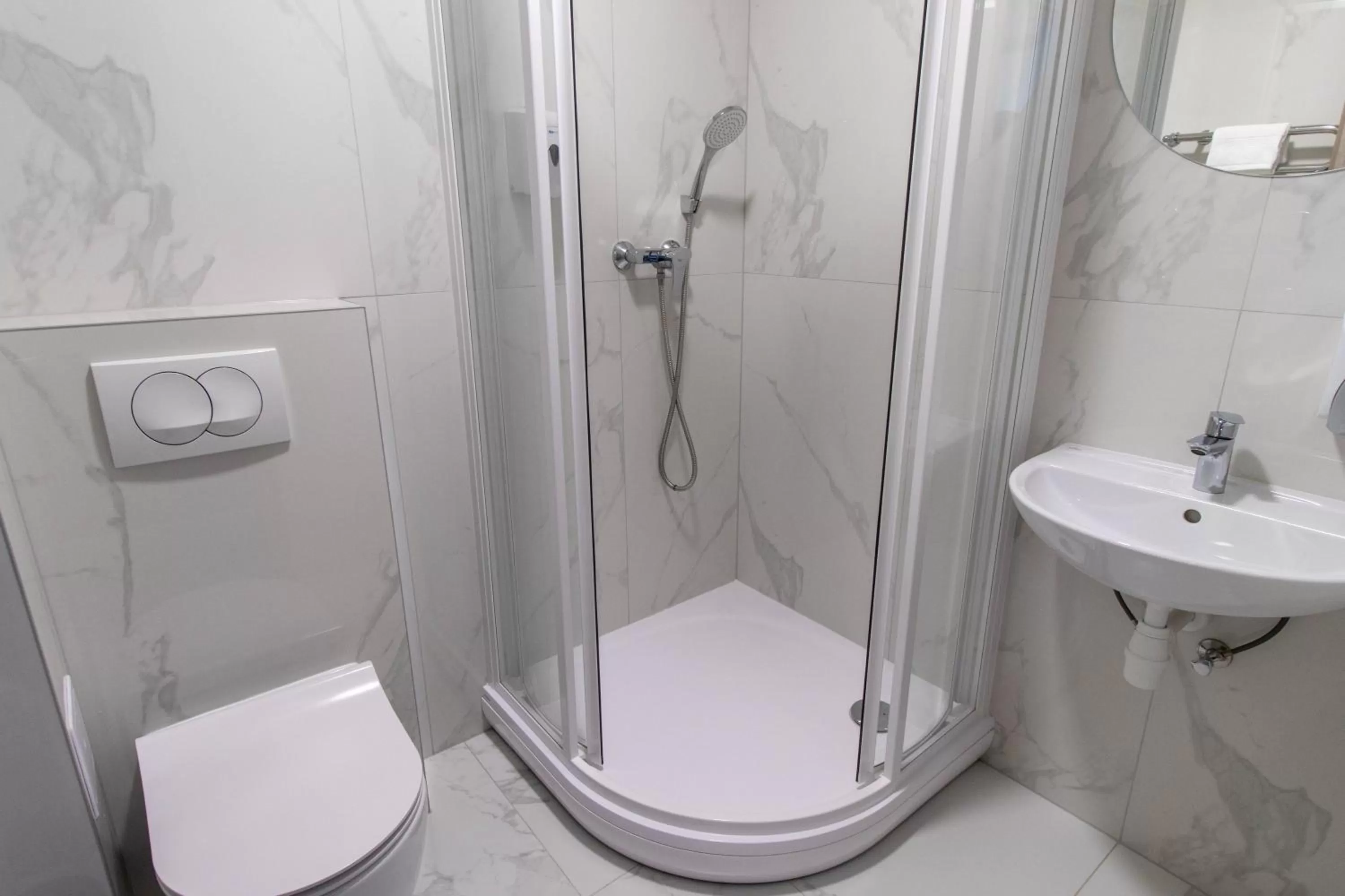 Bathroom in Dzukija Hotel