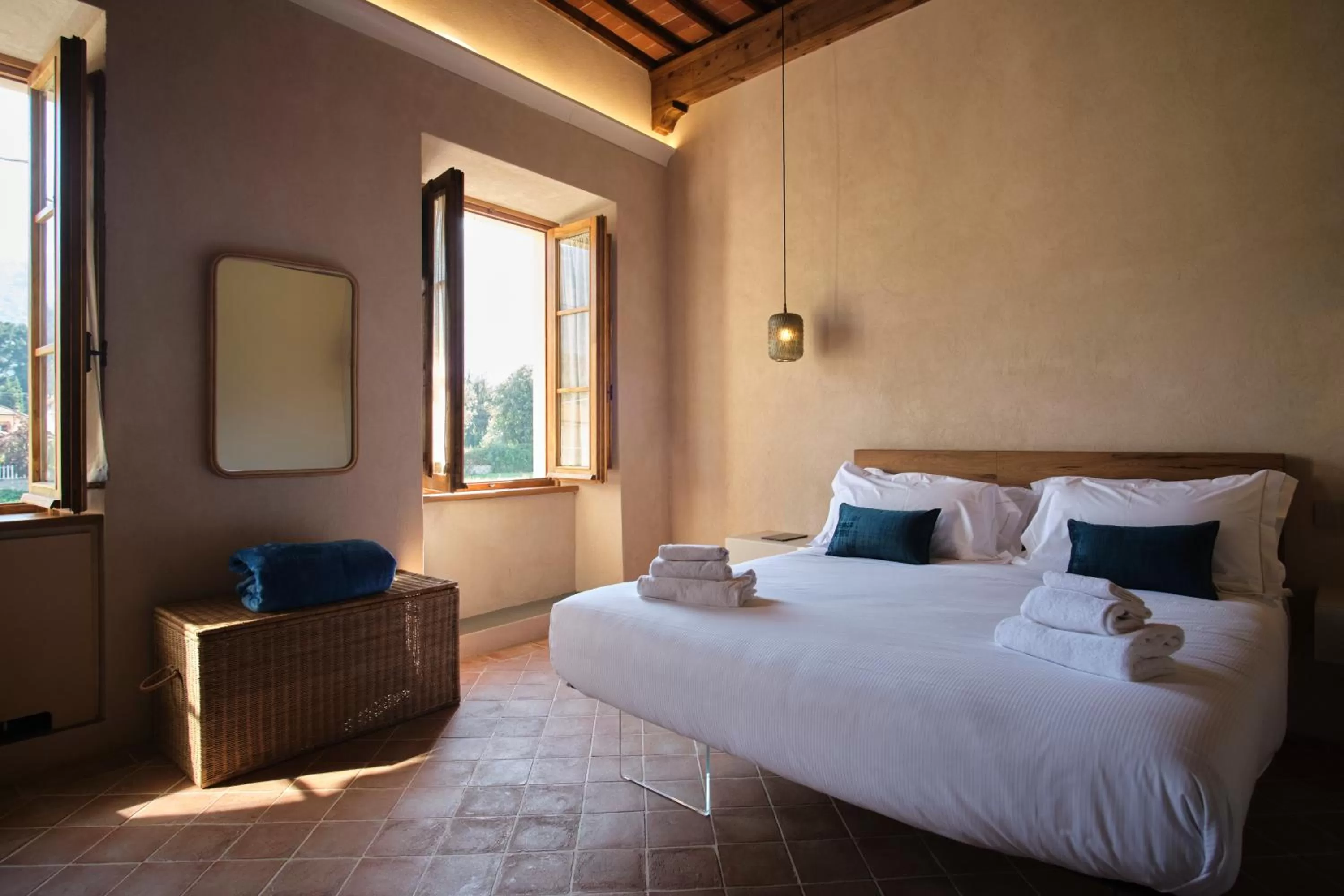 Bedroom, Bed in Badia Giulia Prestigious Historical B&B, Camaiore - Adults Only - No Pets