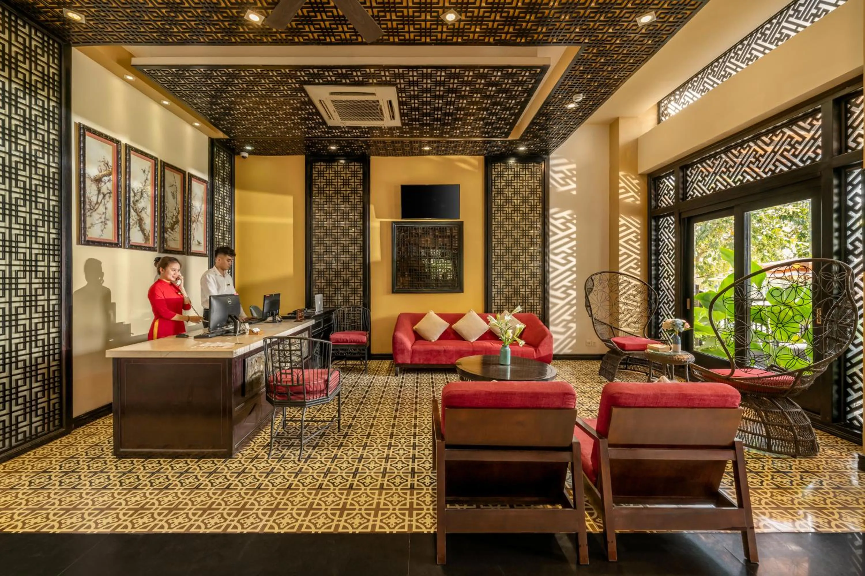 Lobby or reception in Royal Riverside Hoi An Hotel & Spa