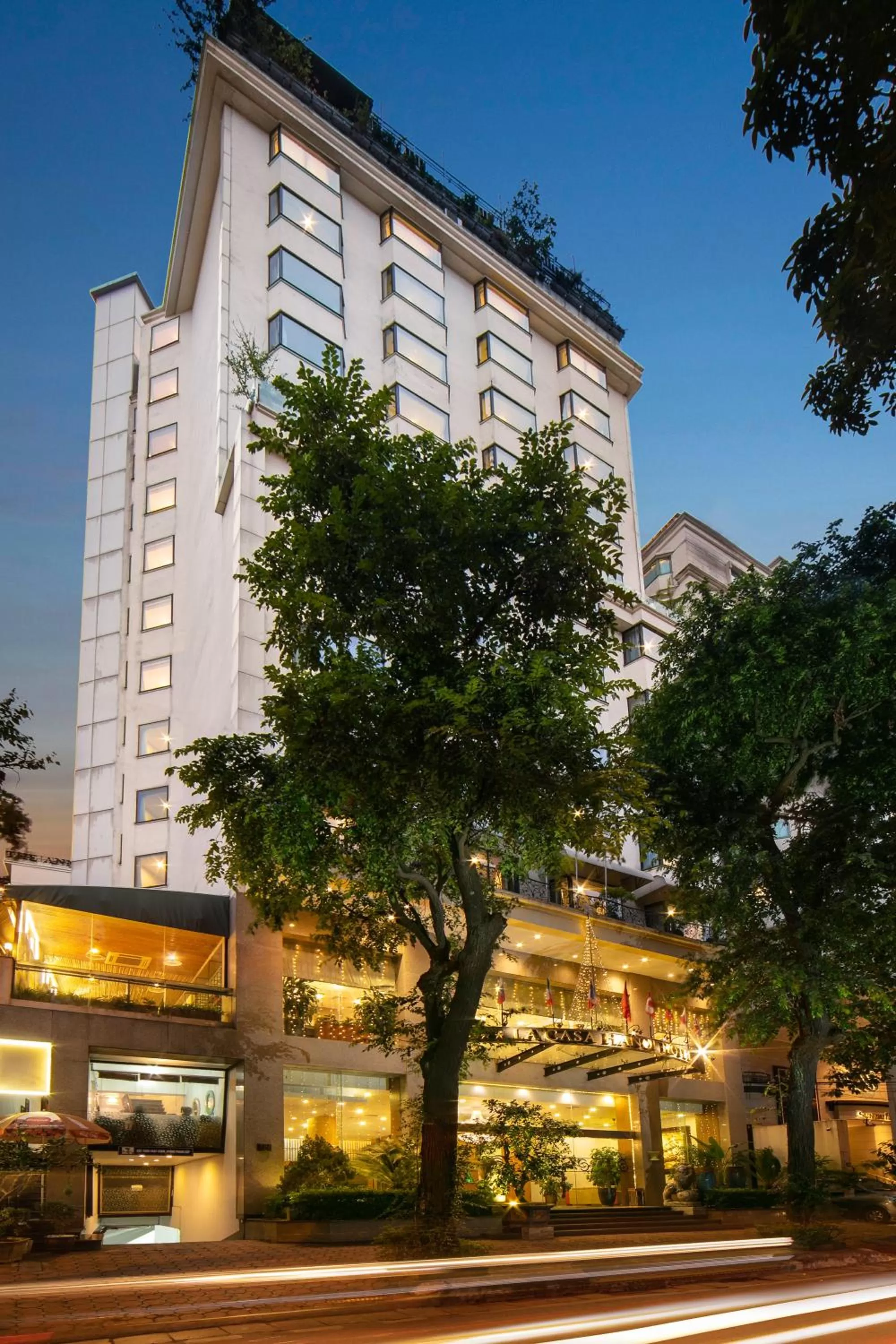 Property building in La Casa Hanoi Hotel