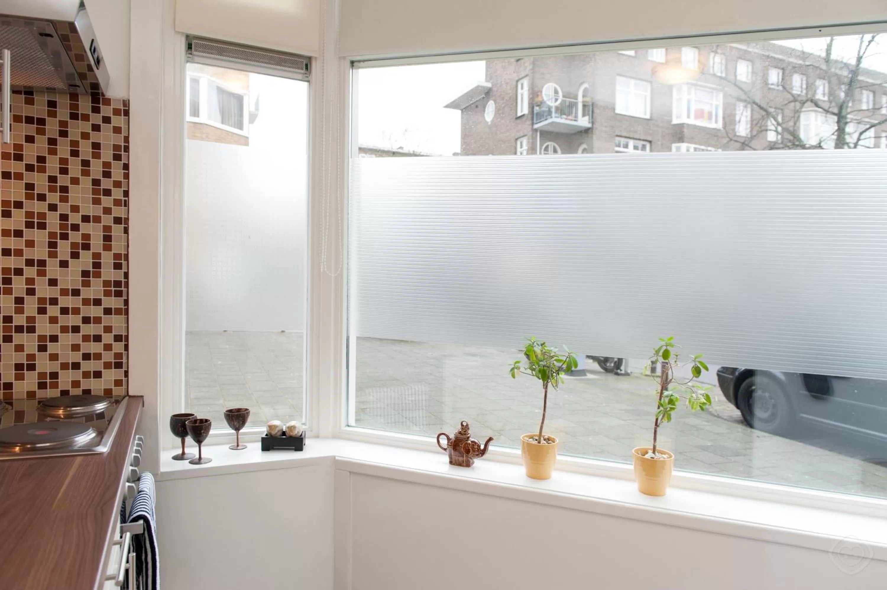 Decorative detail in Bos en Lommer Hotel - Erasmus Park area