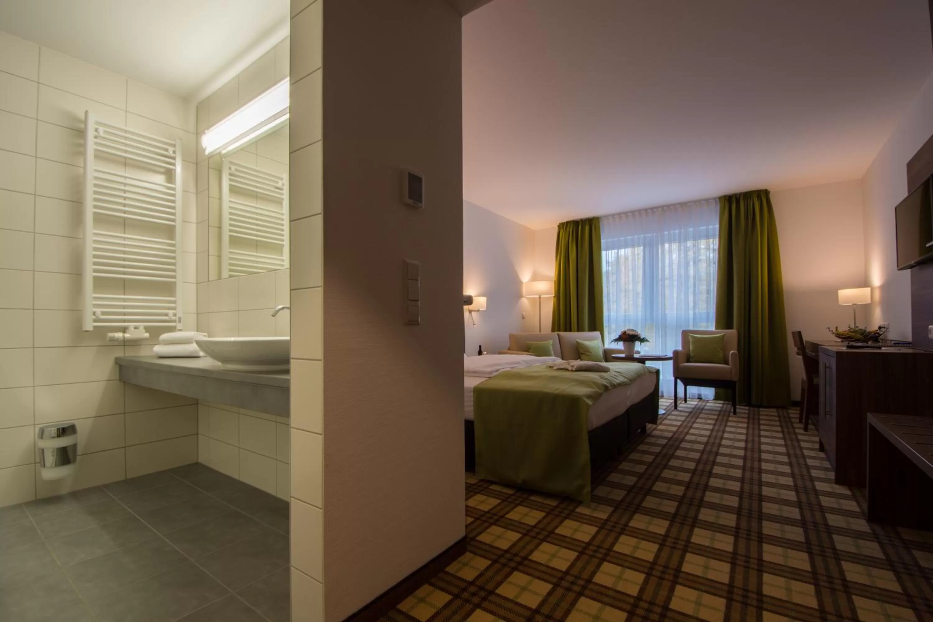 Bed in Hotel Fortuna