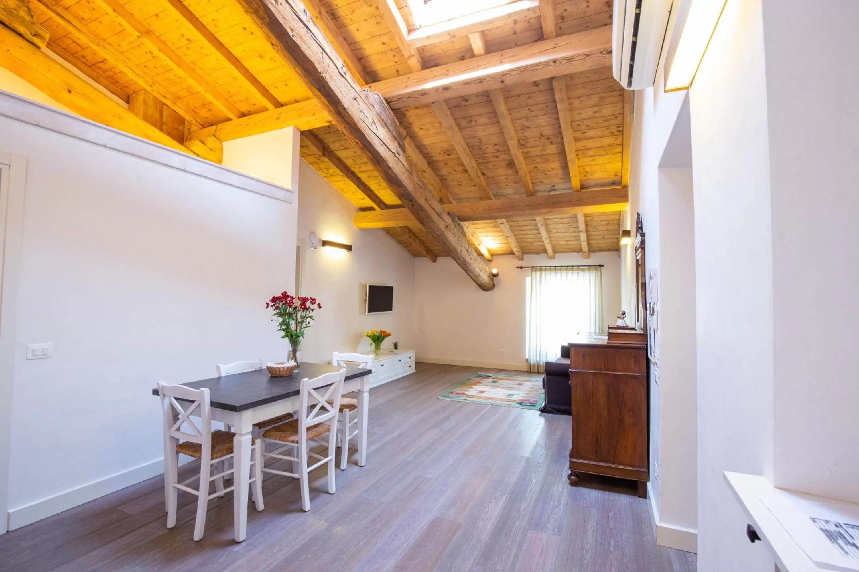 Living room in Residence Corte San Carlo