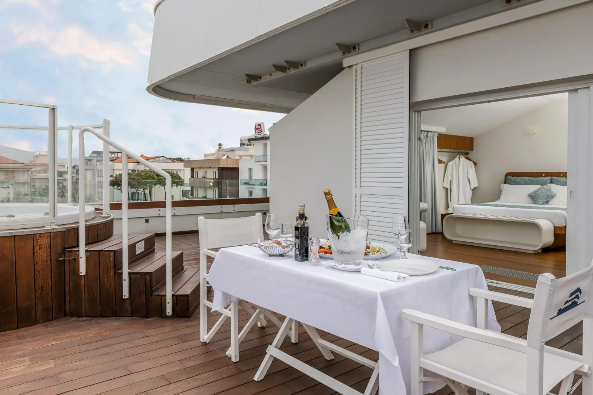 Bed in T-Suite Hotel