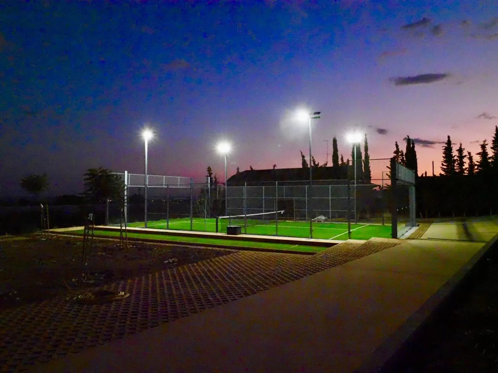Tennis court in Petrantica Resort