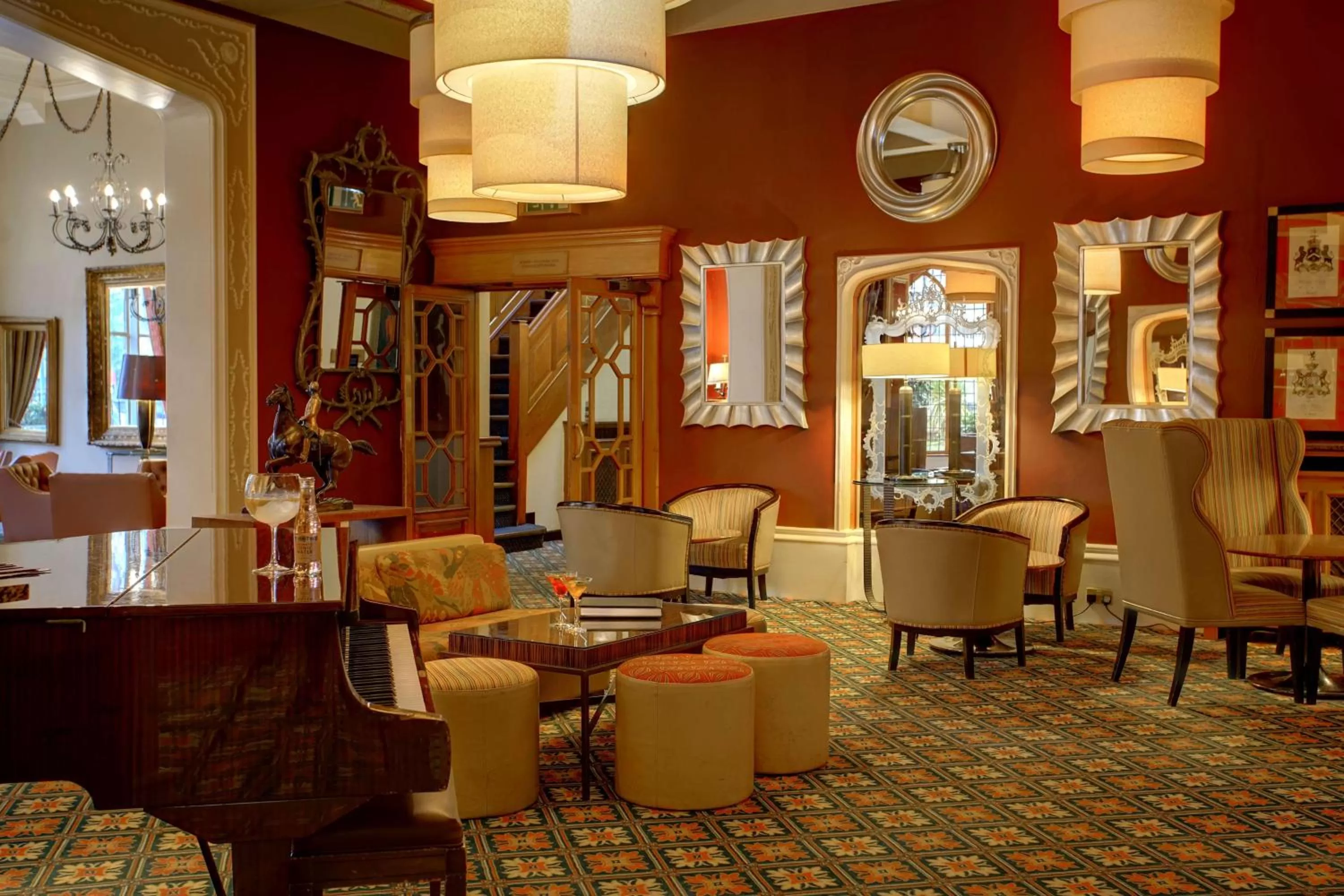 Lobby or reception in Best Western Plough and Harrow Hotel