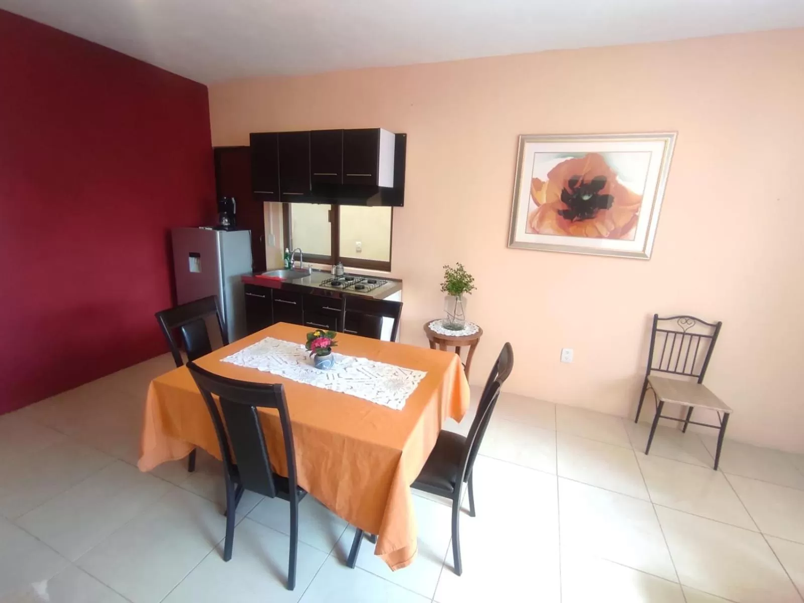 Dining Area in La Casa Rosa Guanajuato