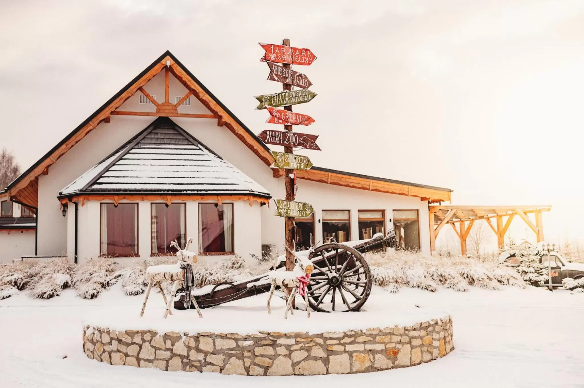 Winter in Skansen Bicz Resort