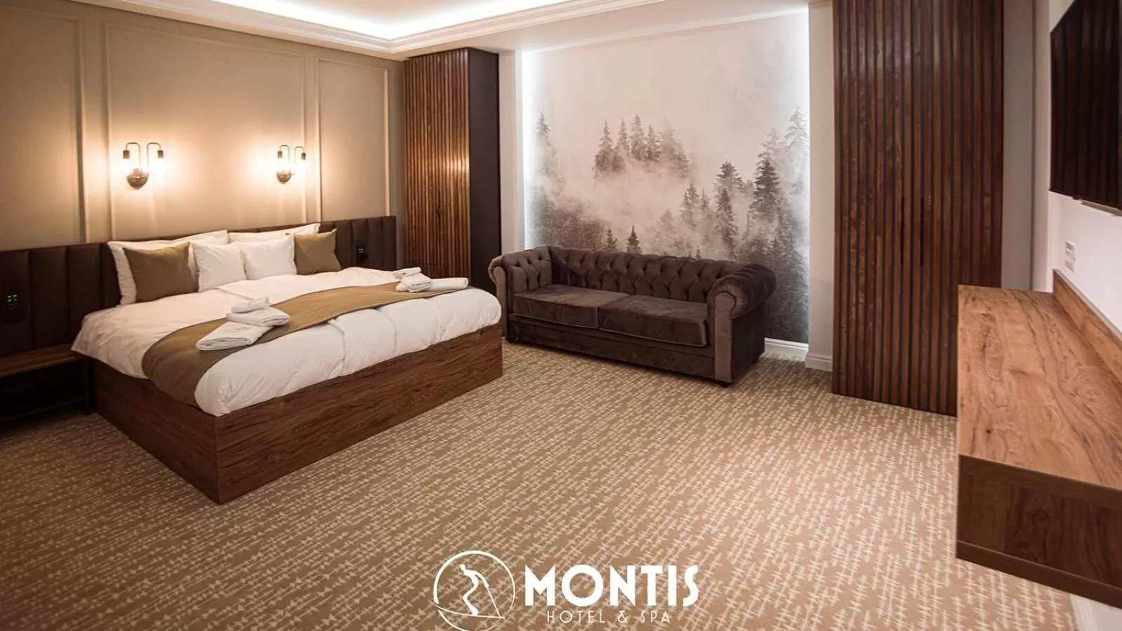 Bedroom, Bed in Montis Hotel & Spa