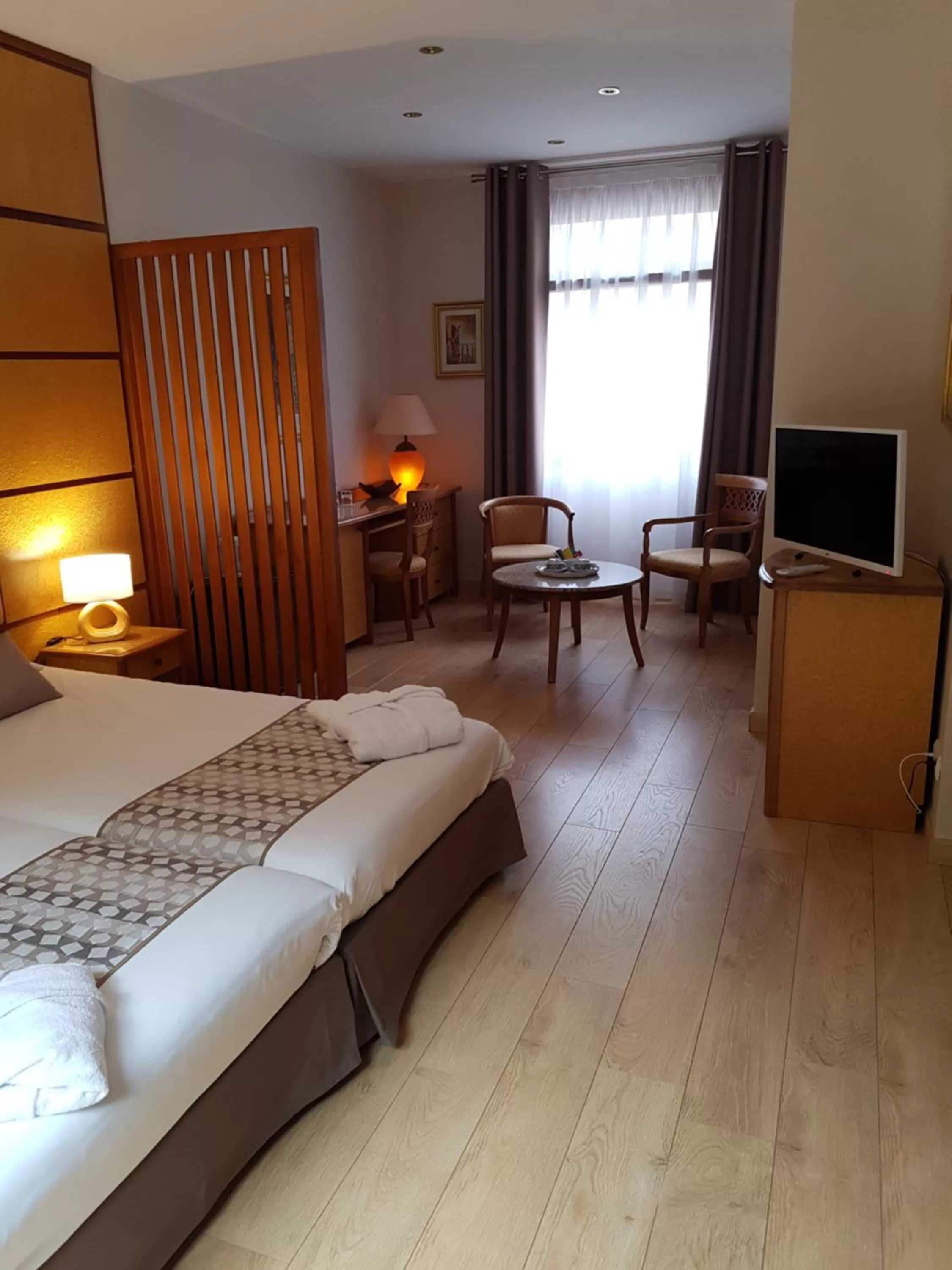 Living room, Bed in Hotel Eden