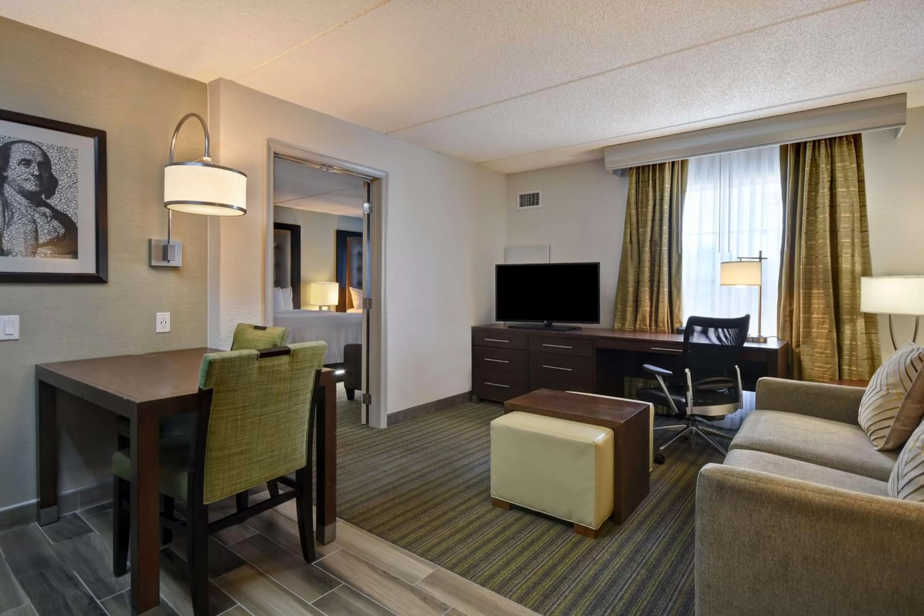 Living room in Homewood Suites by Hilton Philadelphia-Great Valley