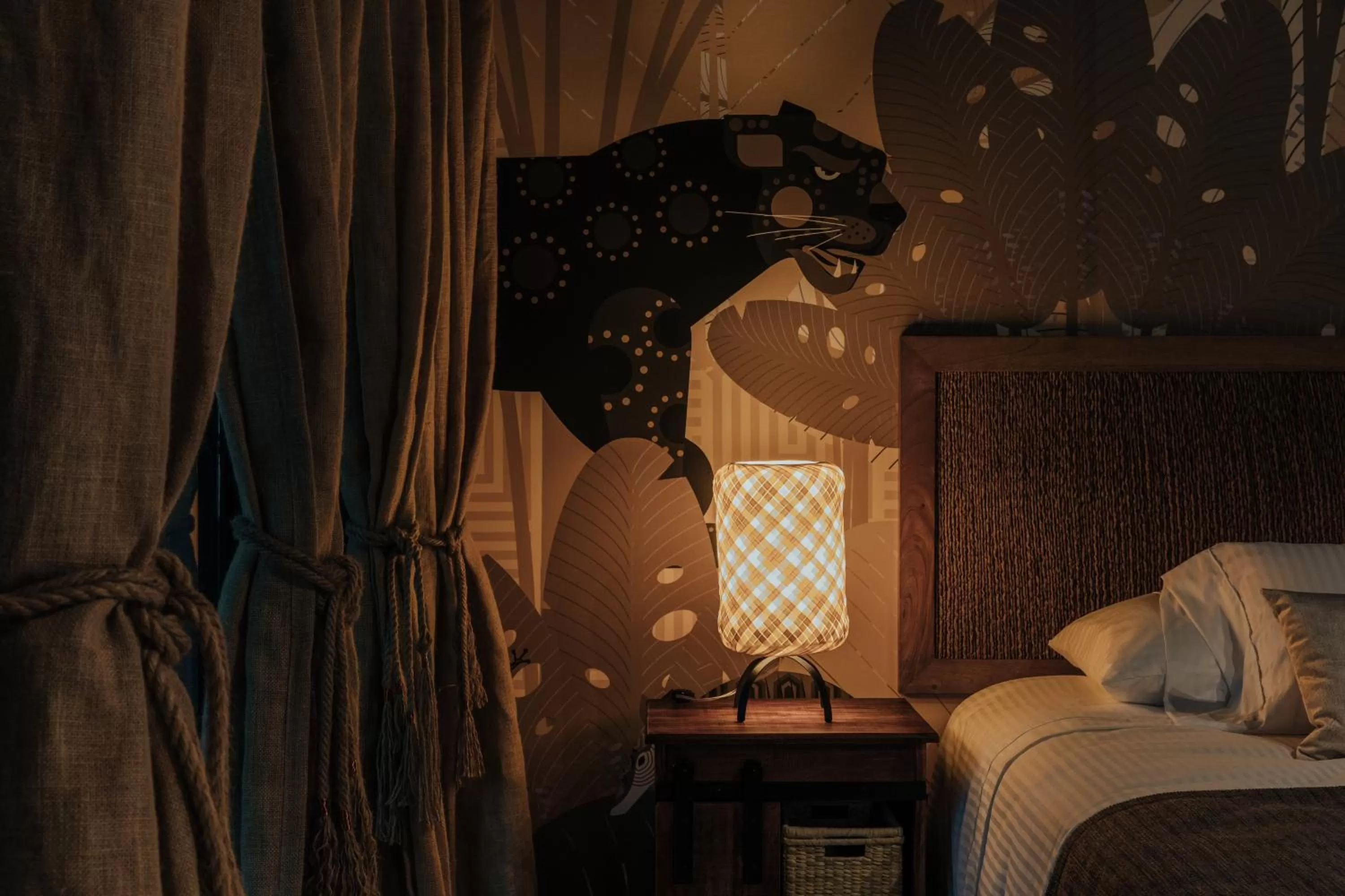 Decorative detail, Bed in Sui Posada Boutique