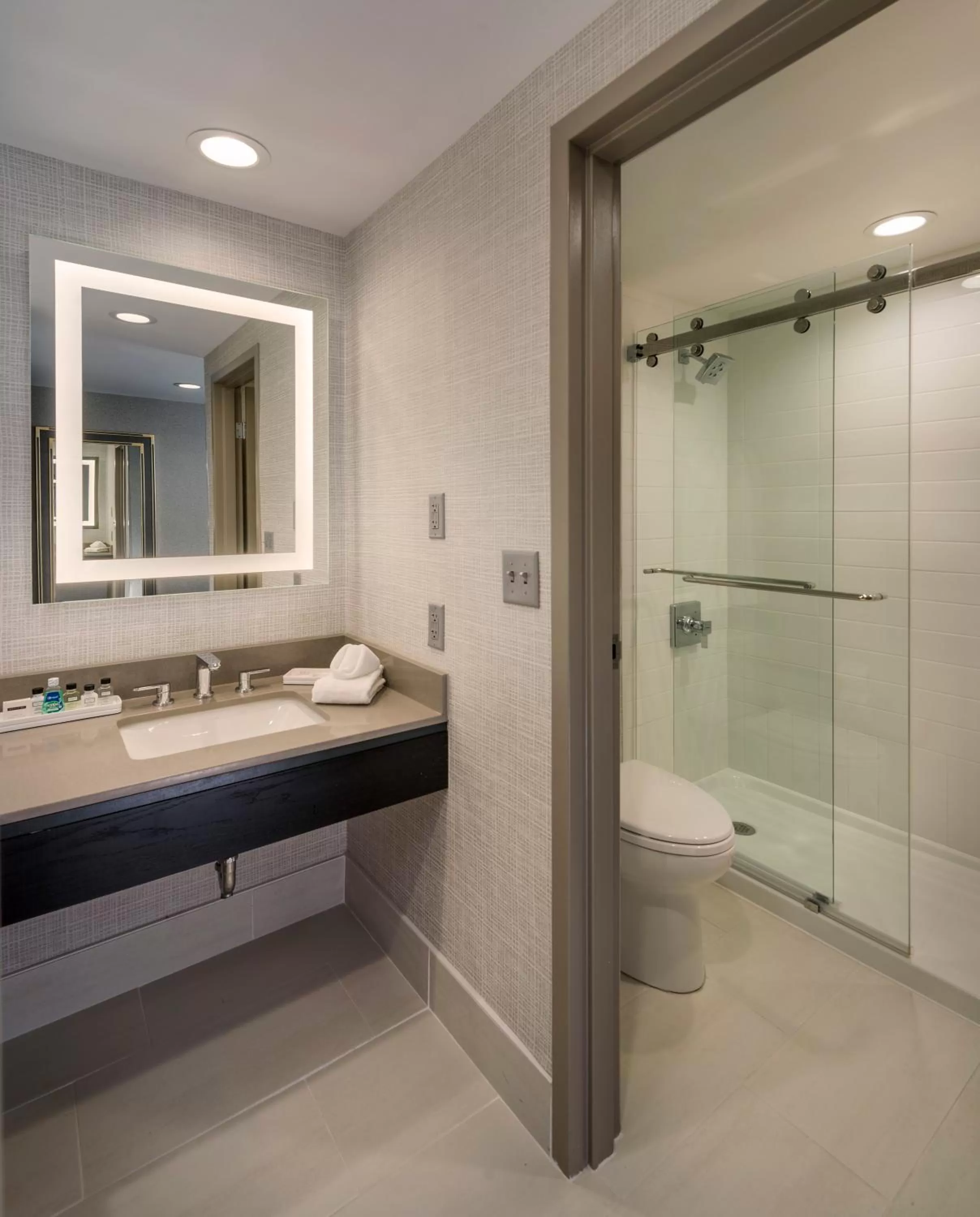 Bathroom in Crowne Plaza Providence-Warwick (Airport) by IHG