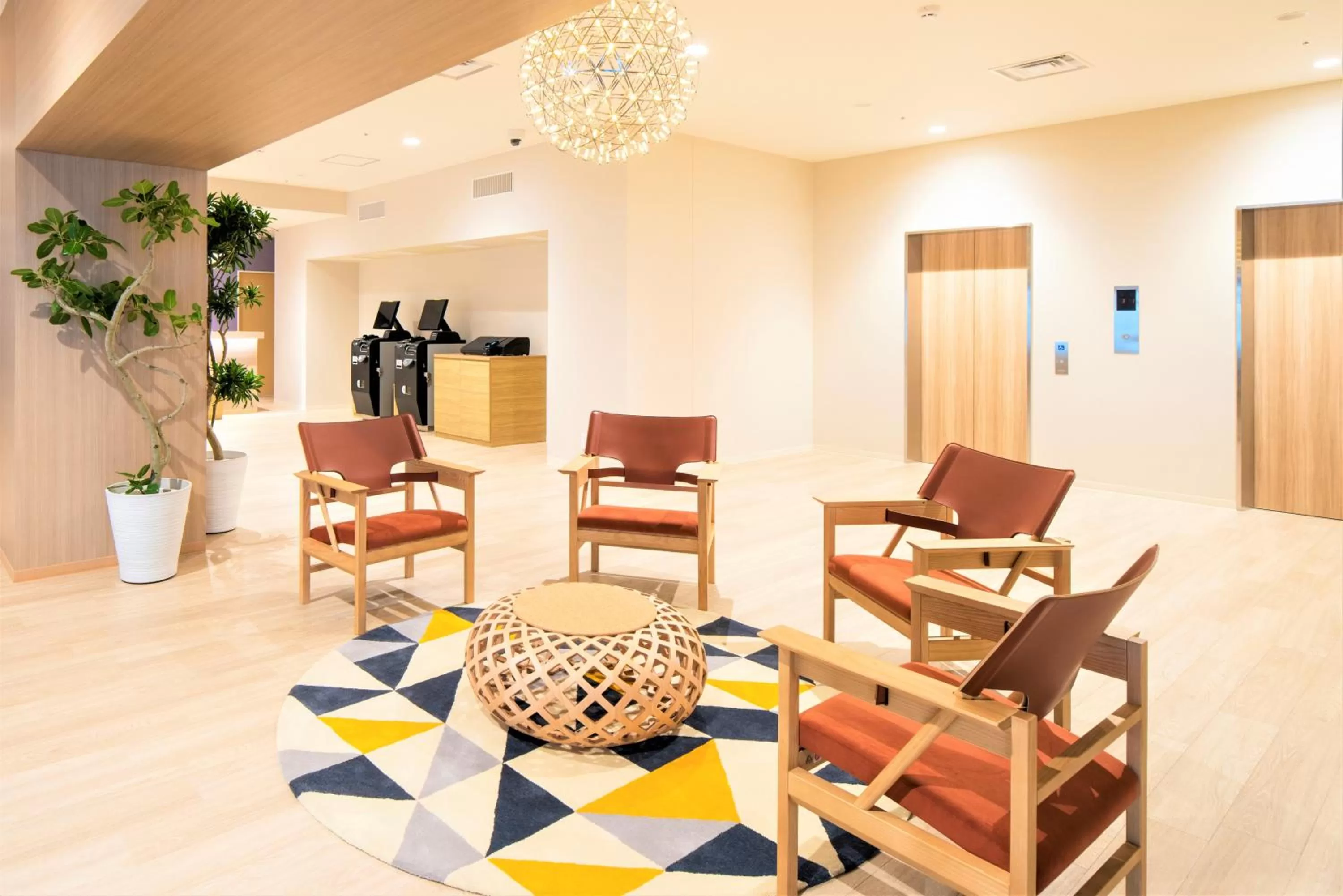 Lobby or reception in HOTEL AMANEK Asahikawa