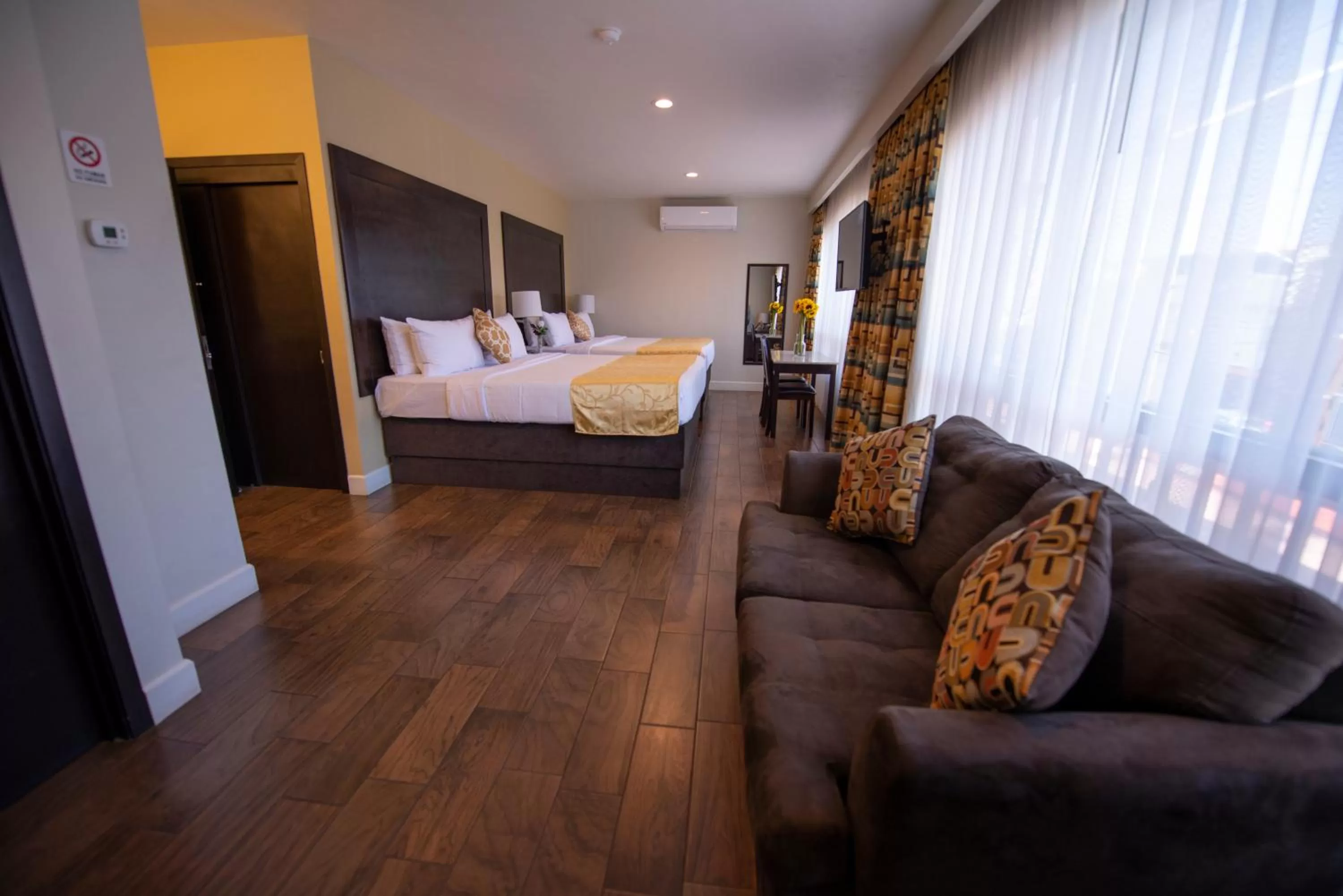 Bed in Hotel America