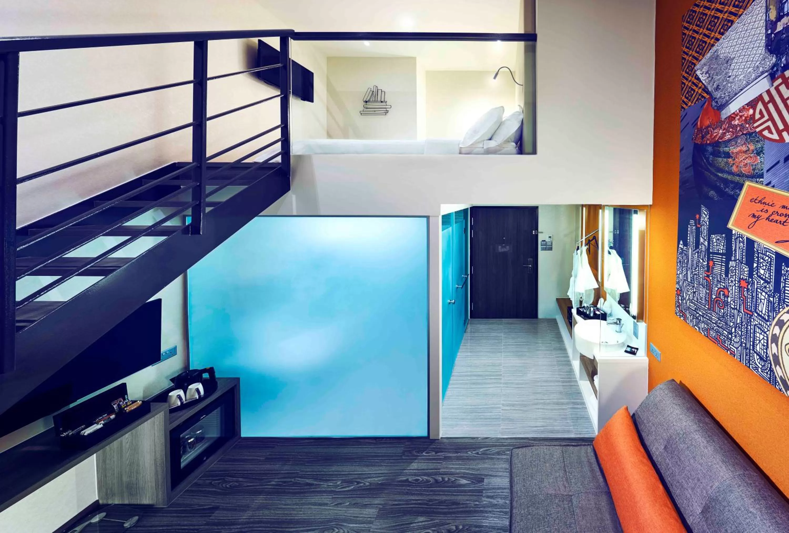 Photo of the whole room in Mercure Singapore Bugis