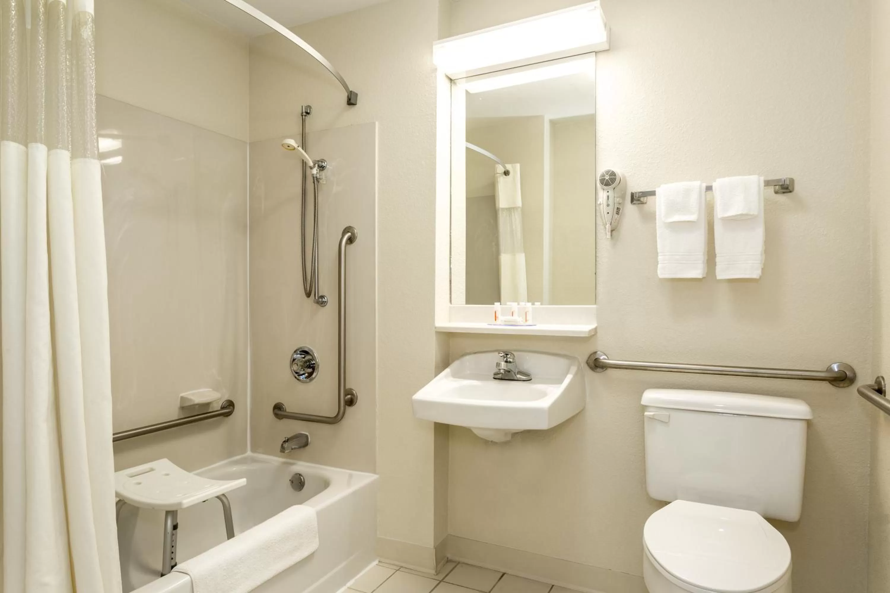 Bathroom in Days Inn by Wyndham Florence Cincinnati Area