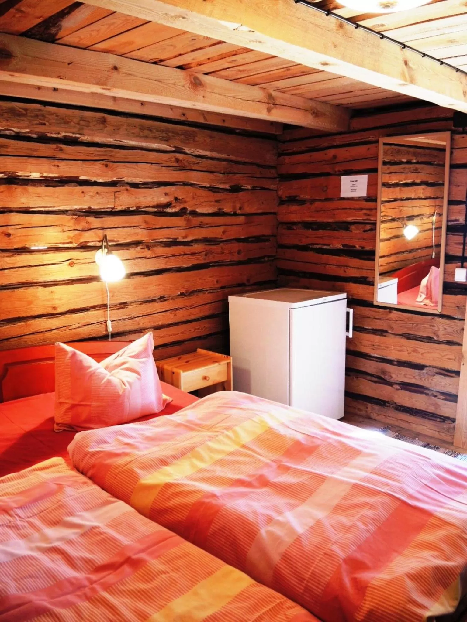 Bed in Tuukkalan Tila B&B