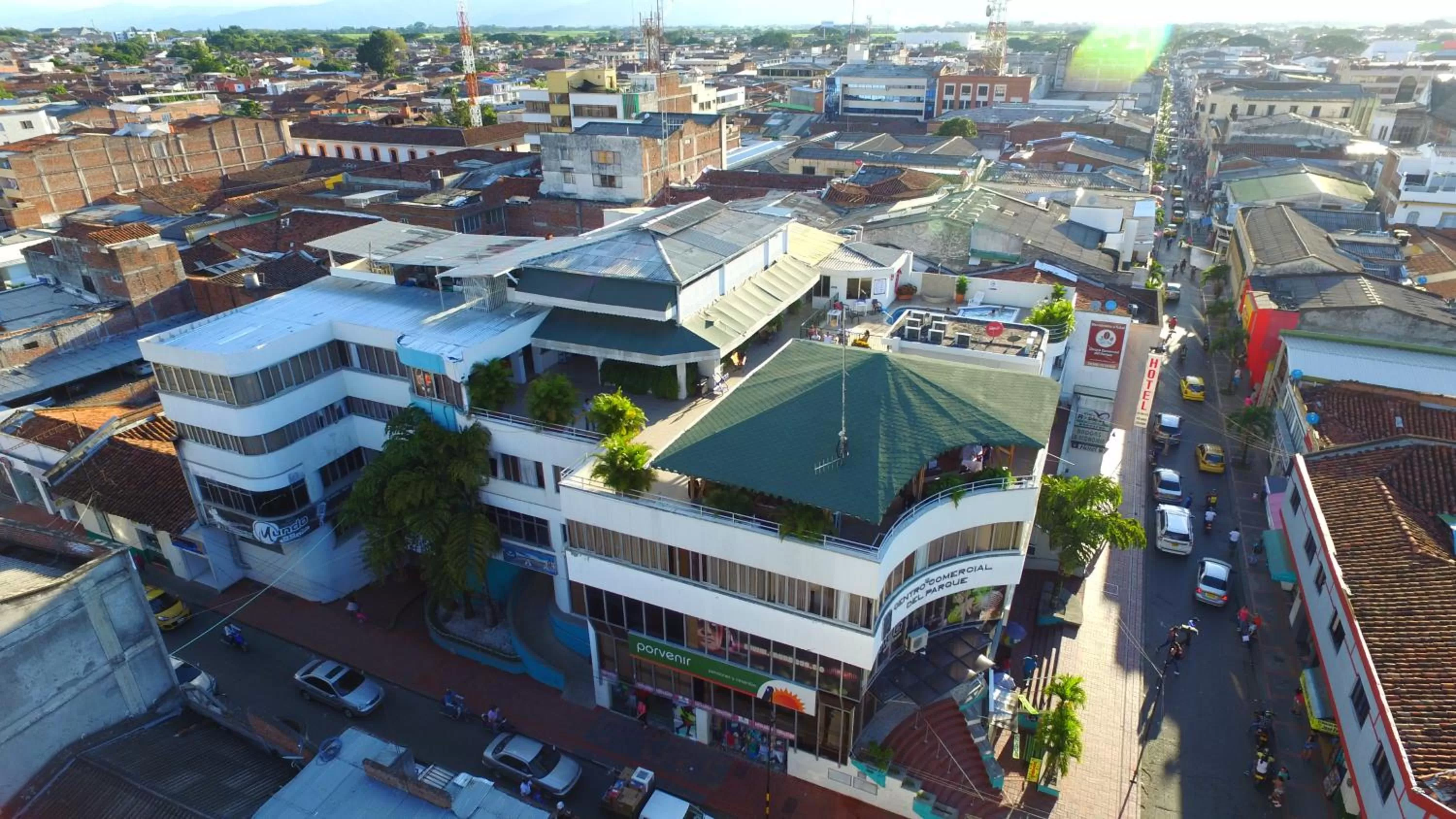 Bird's eye view, Bird's-eye View in Hotel Cafe Plaza