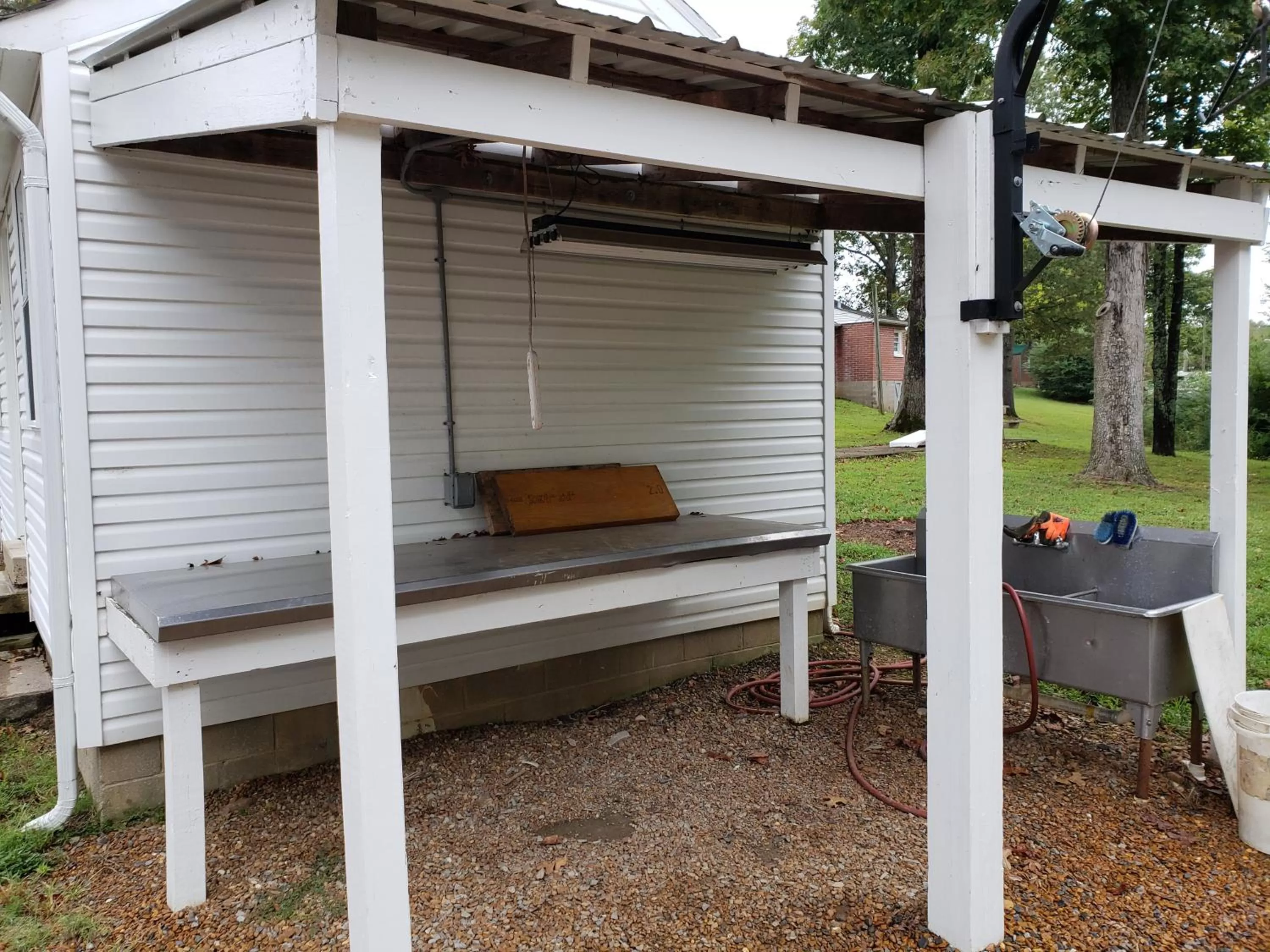 Fishing in Early American Motel