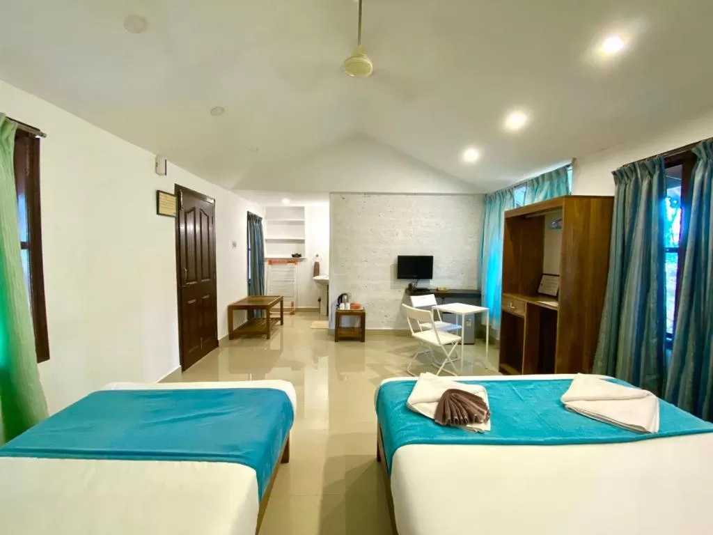 Bedroom in Red Earth - Gokarna