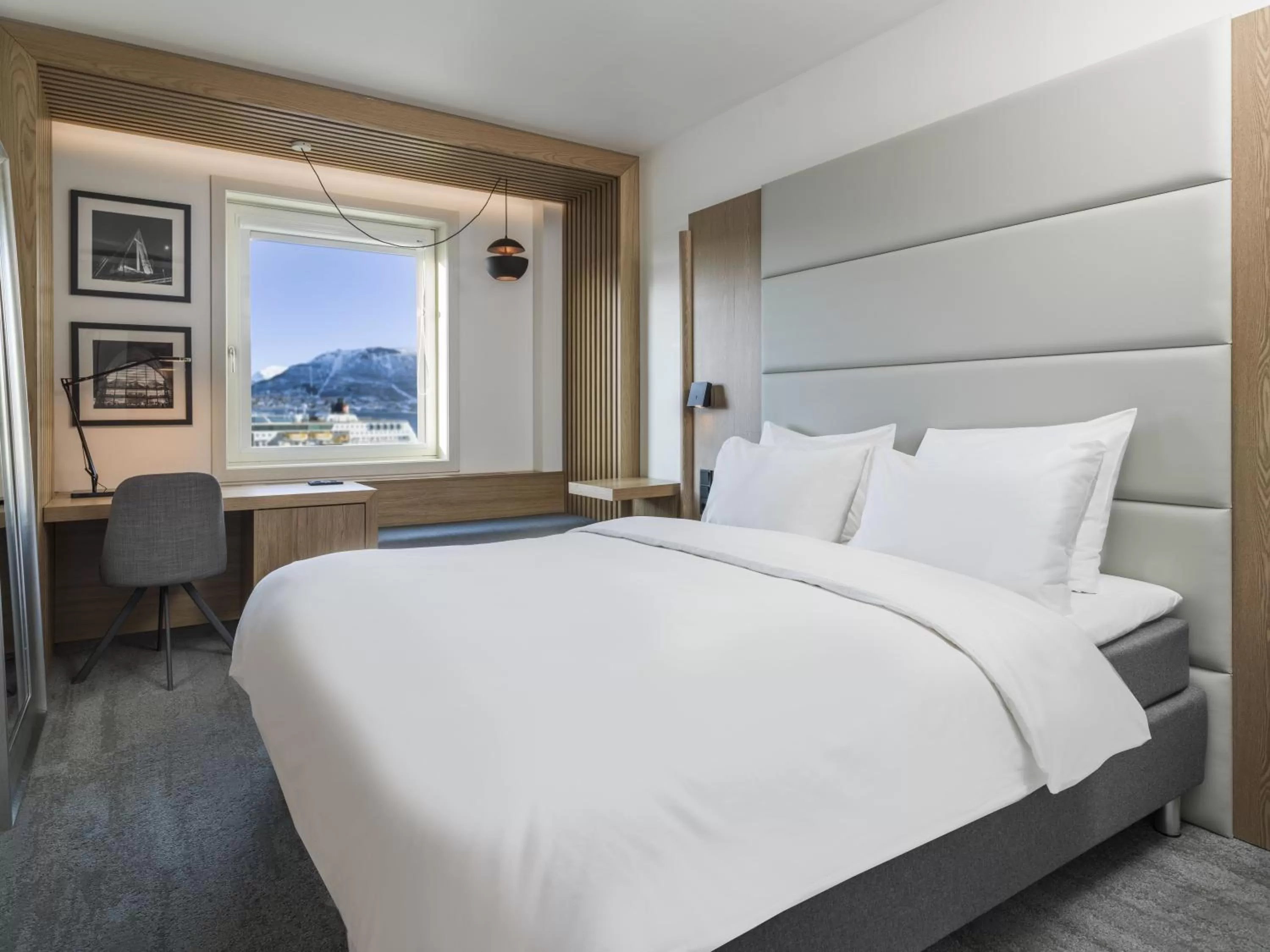 Bed in Radisson Blu Hotel Tromsø