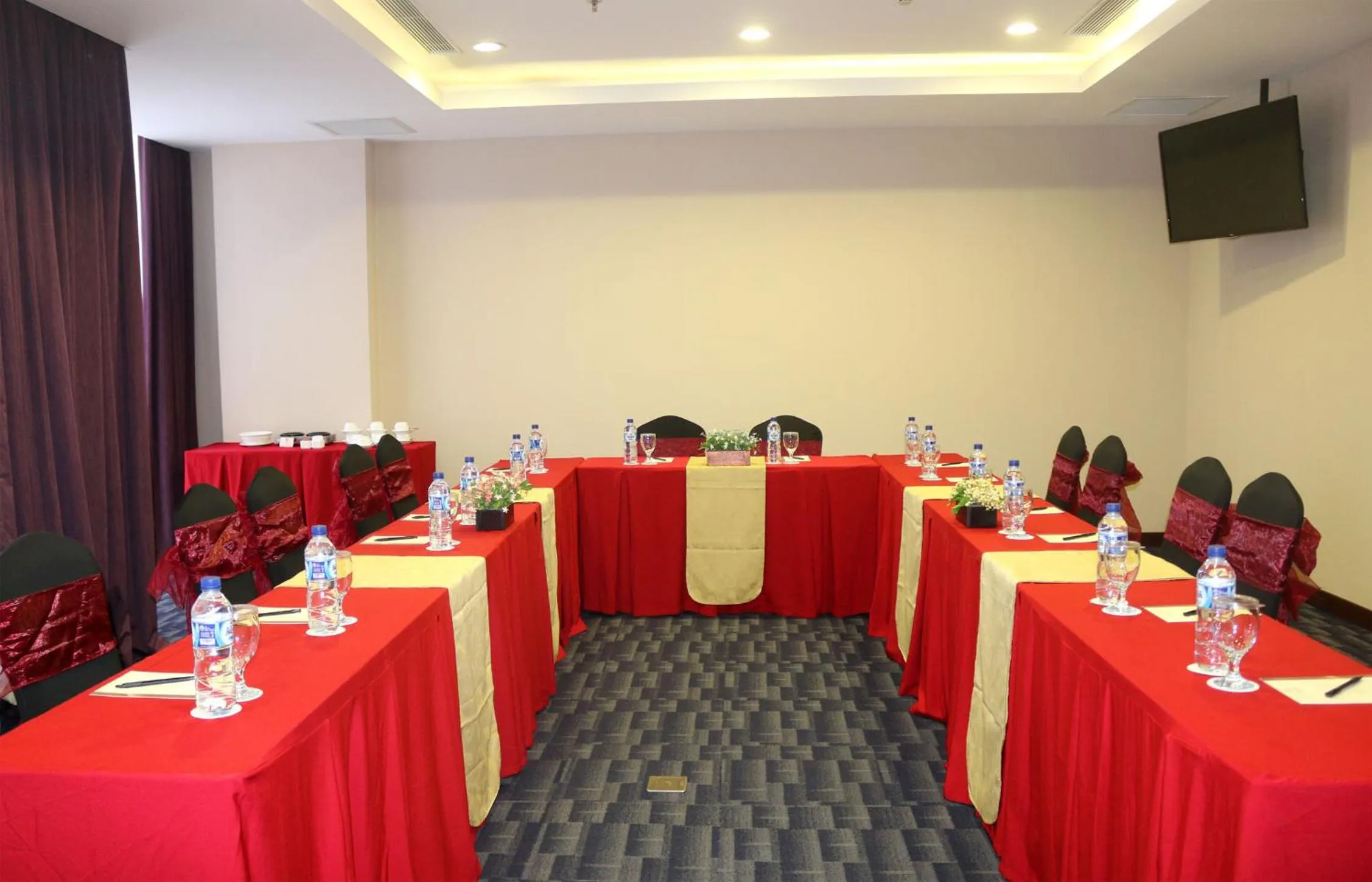 On site in Java Palace Hotel