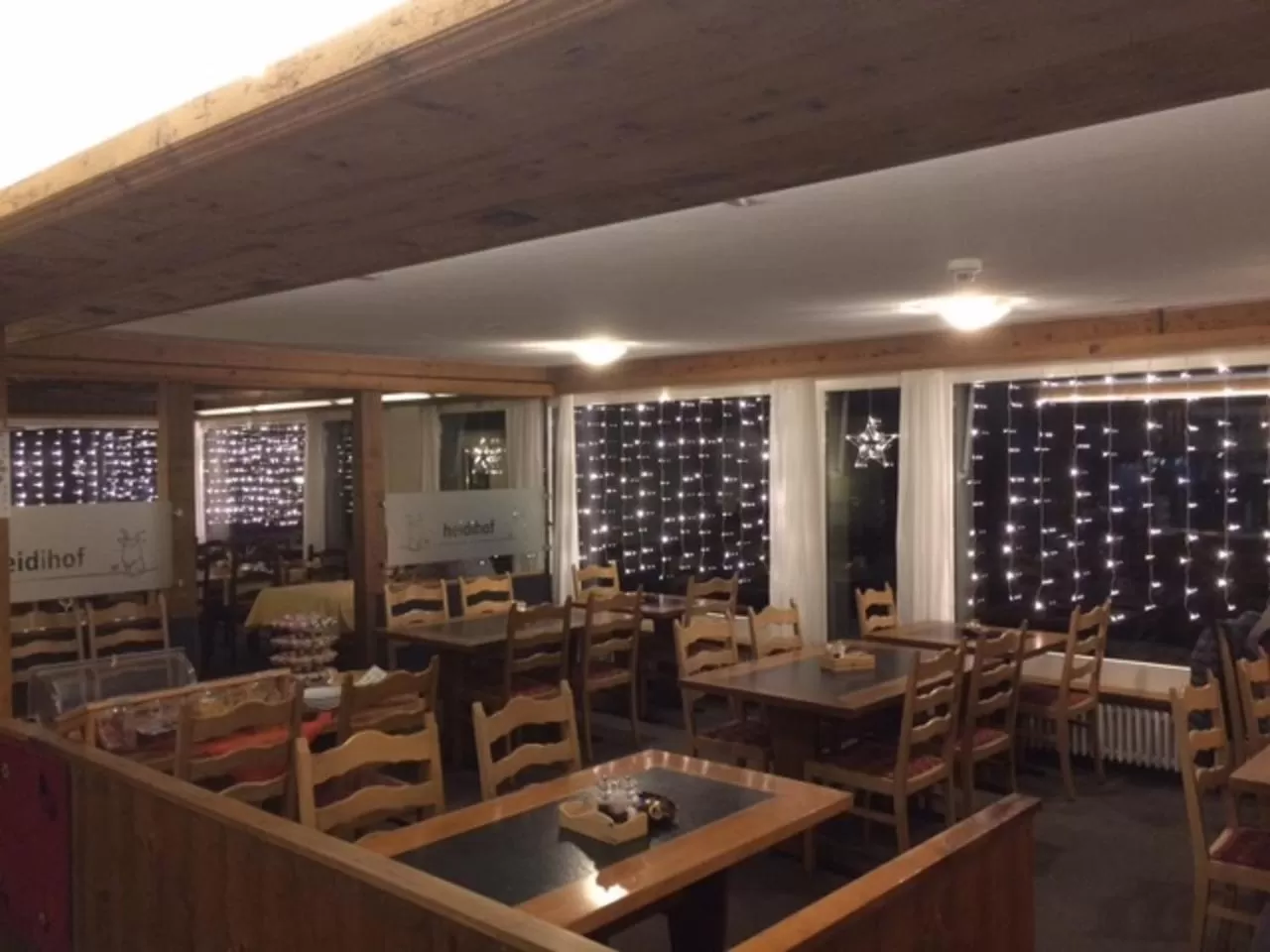 Food and drinks in Hotel Restaurant Heidihof