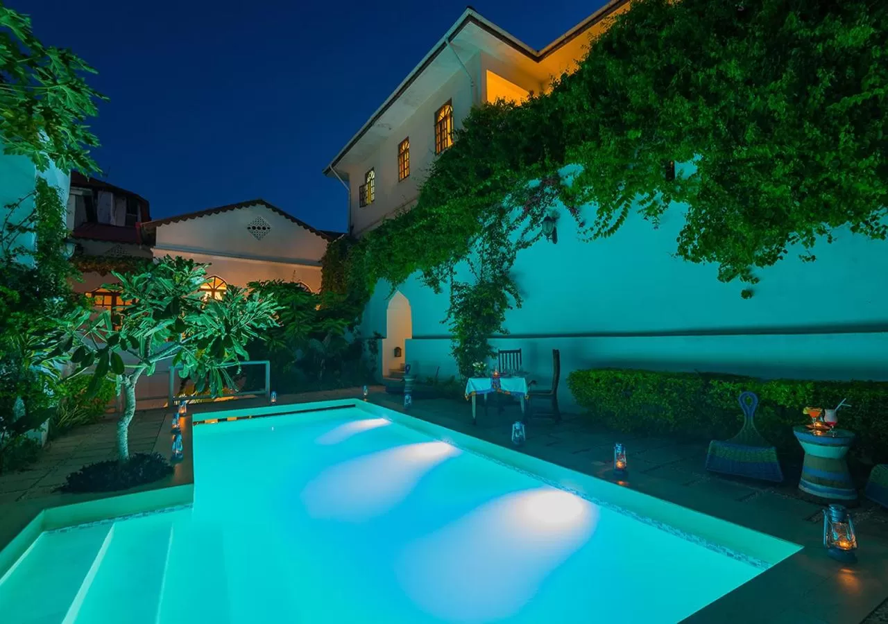 Pool view in The Seyyida Hotel and Spa