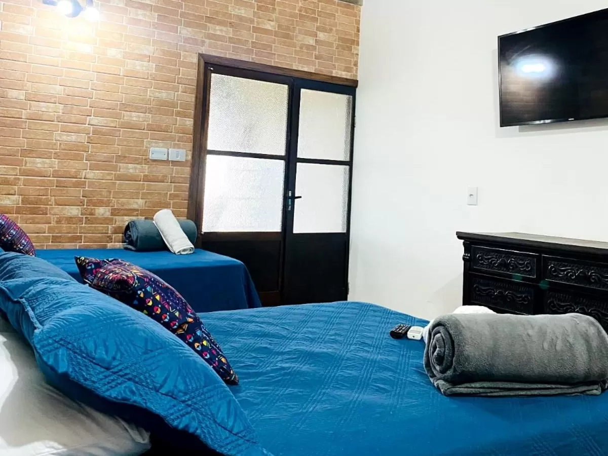 Bed in Pousada Vila de Monaco