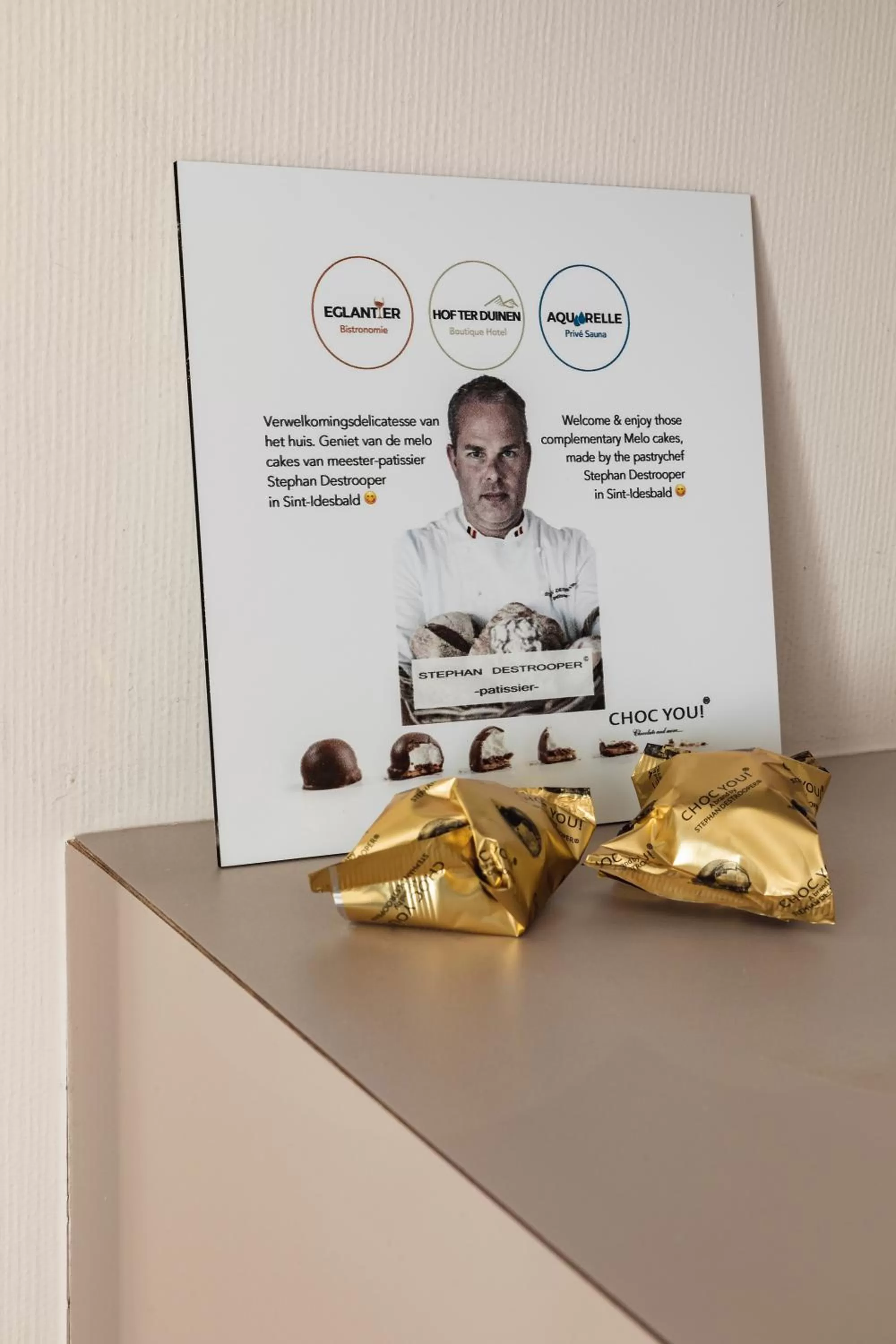 Bed in Boutique Hotel 'Hof ter Duinen'