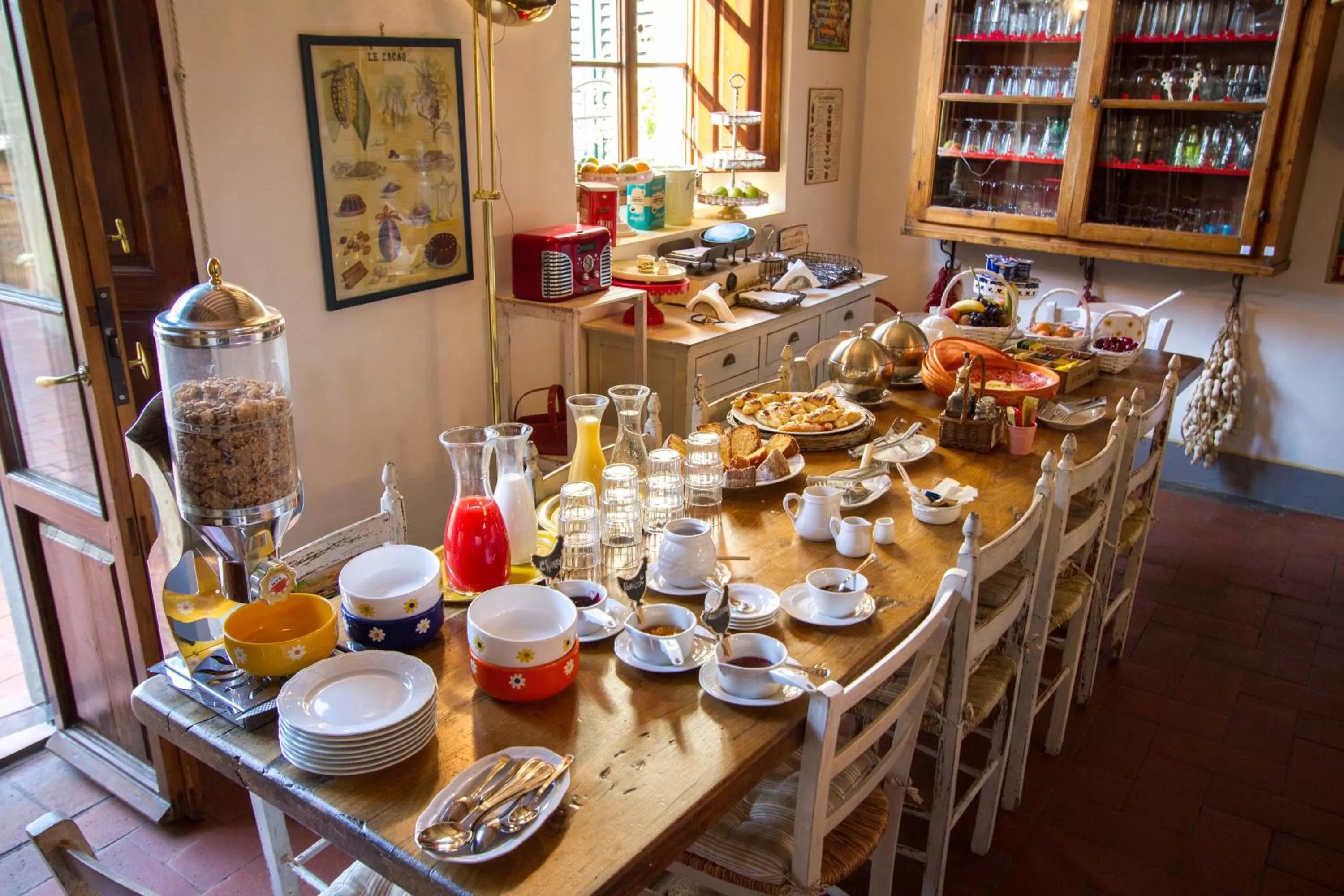 Buffet breakfast in Le Terrazze Del Chianti b&b Residenza d'Epoca e di Charme