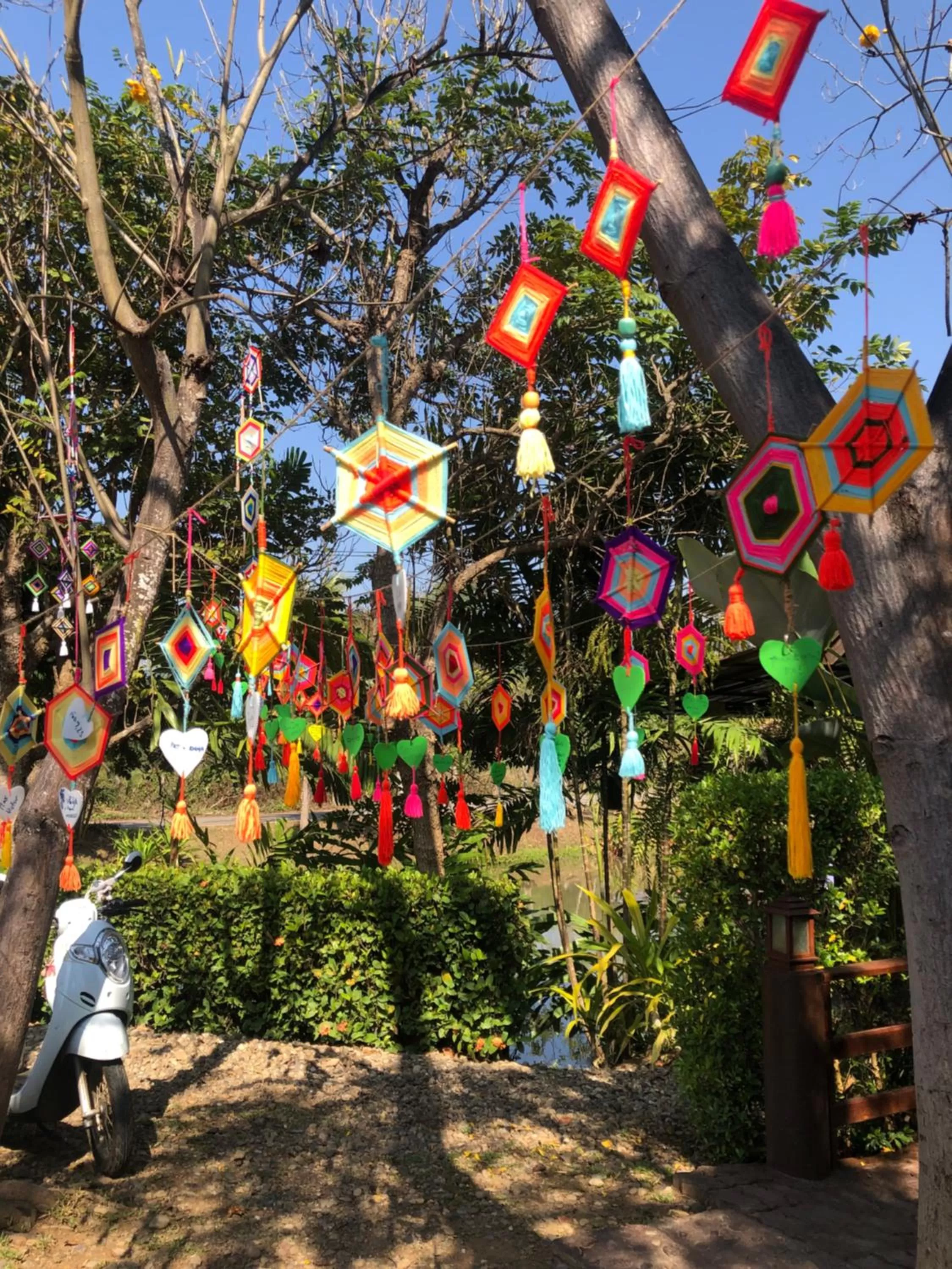 Decorative detail in Pura Vida Pai Resort