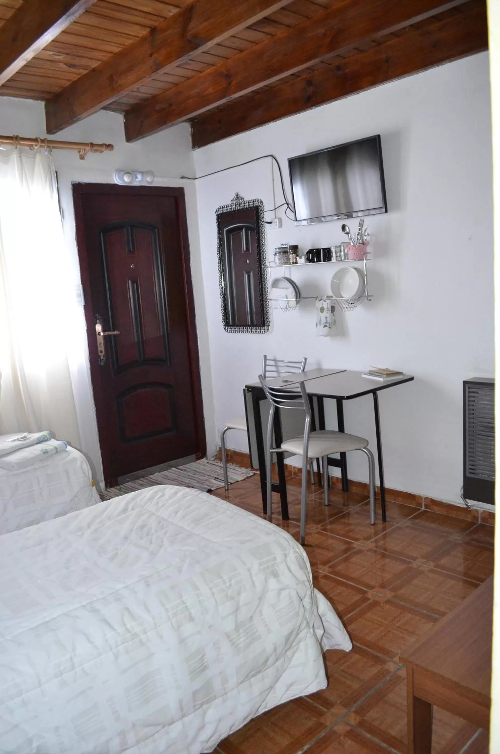 Decorative detail, Bed in B&B Nahuel en Ushuaia