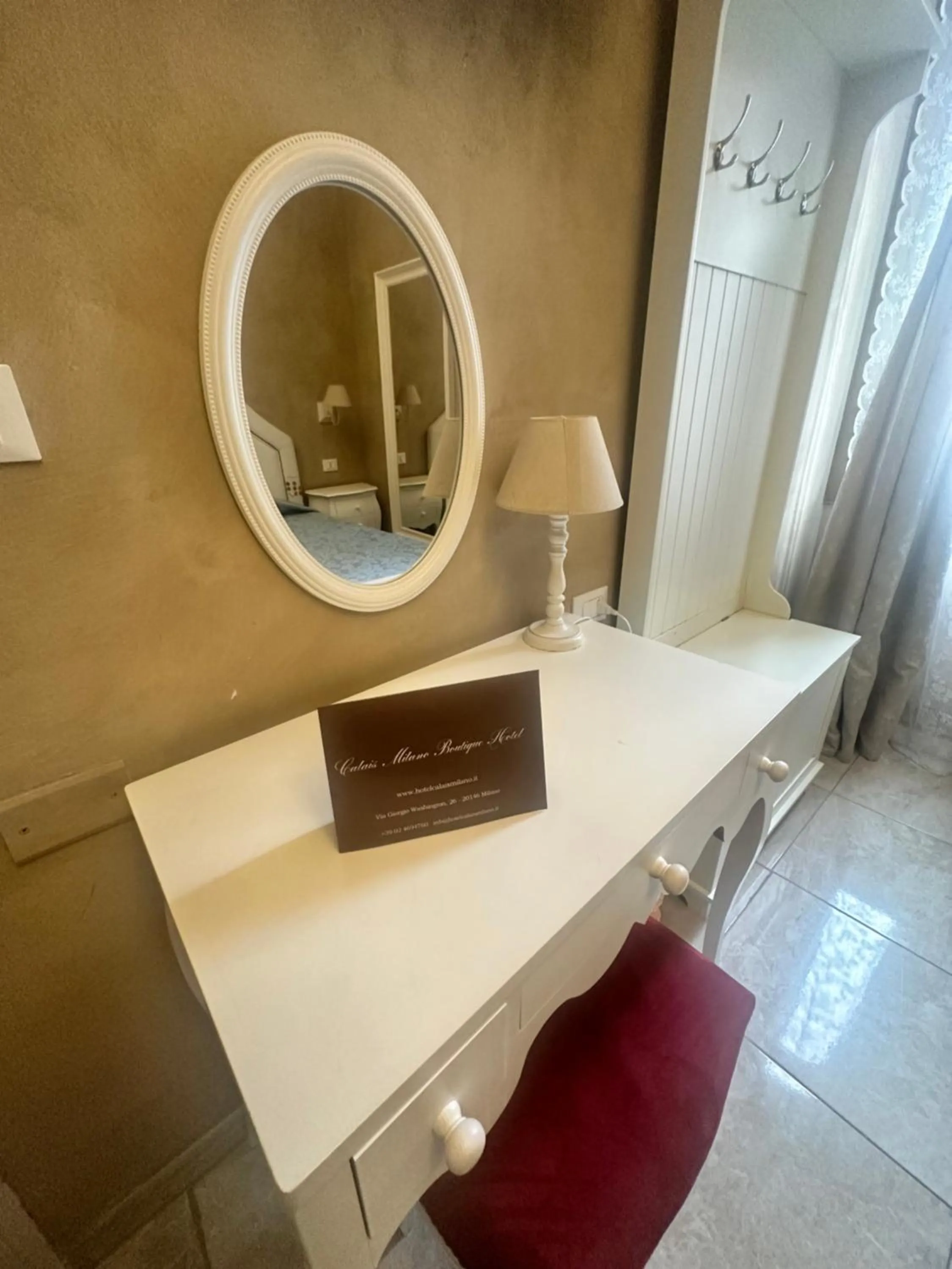 Bedroom in Boutique Hotel Calais Milano