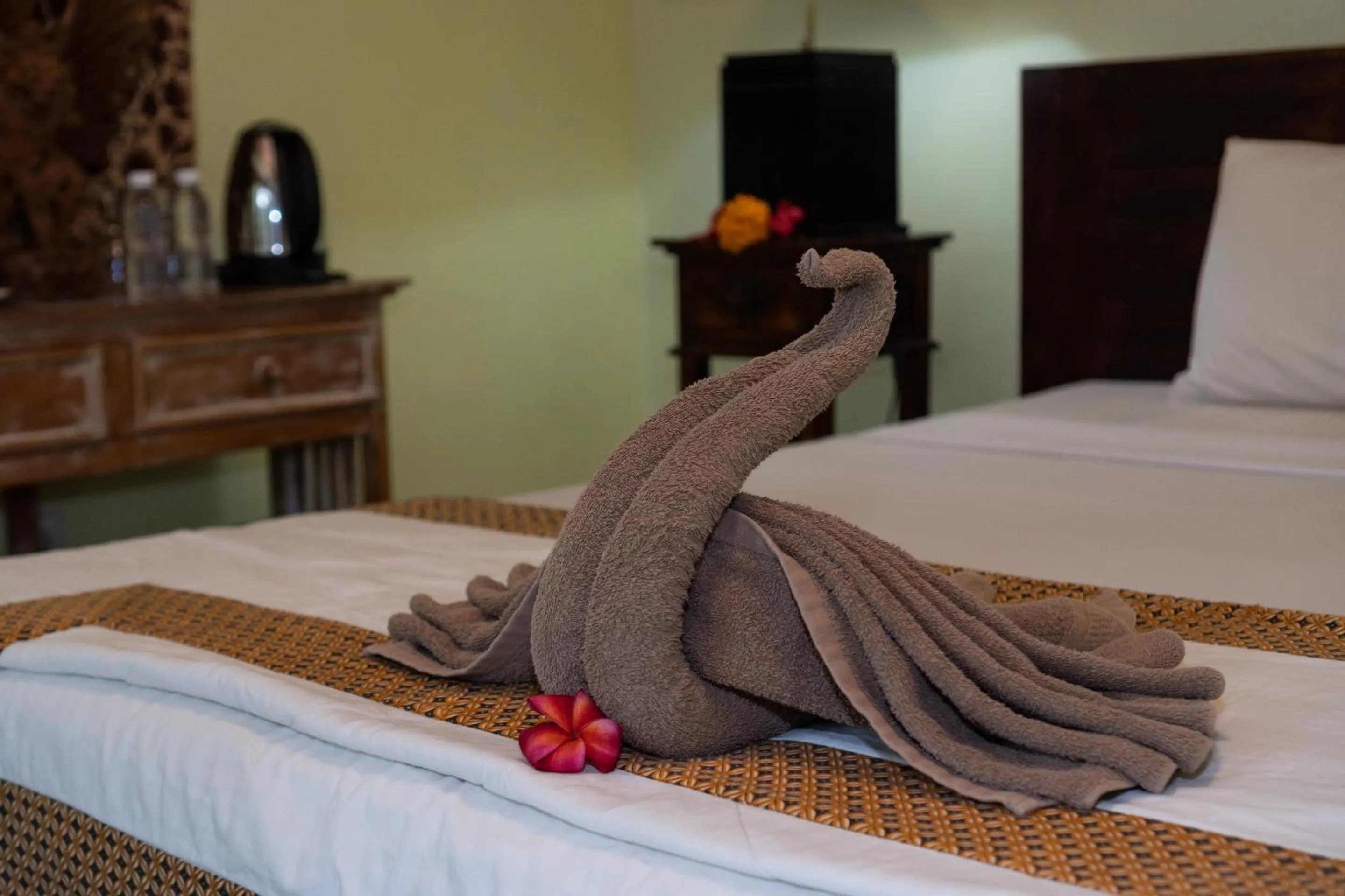 Bed in Padma Ubud Retreat