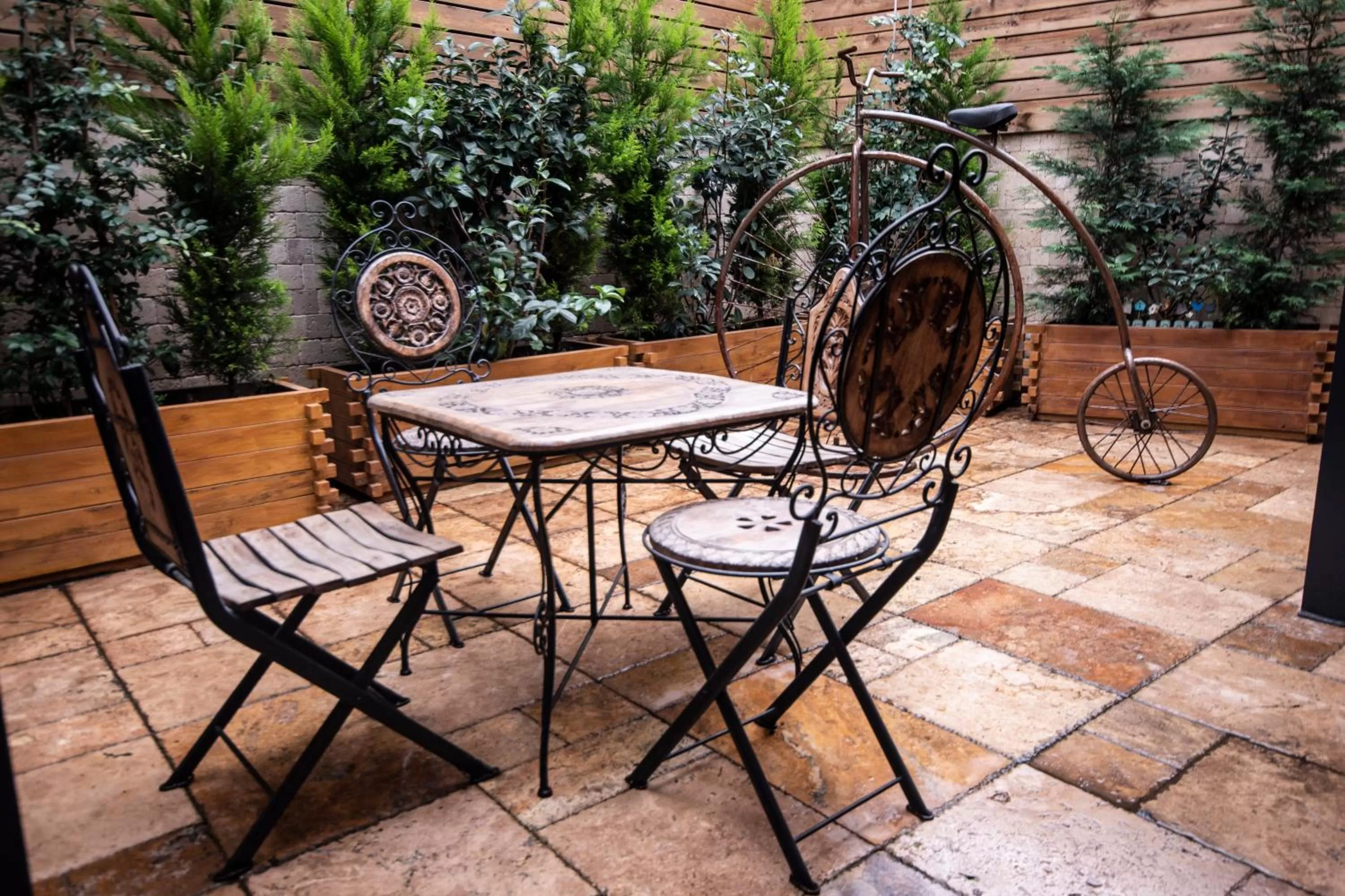 Patio in Pruva Hotel