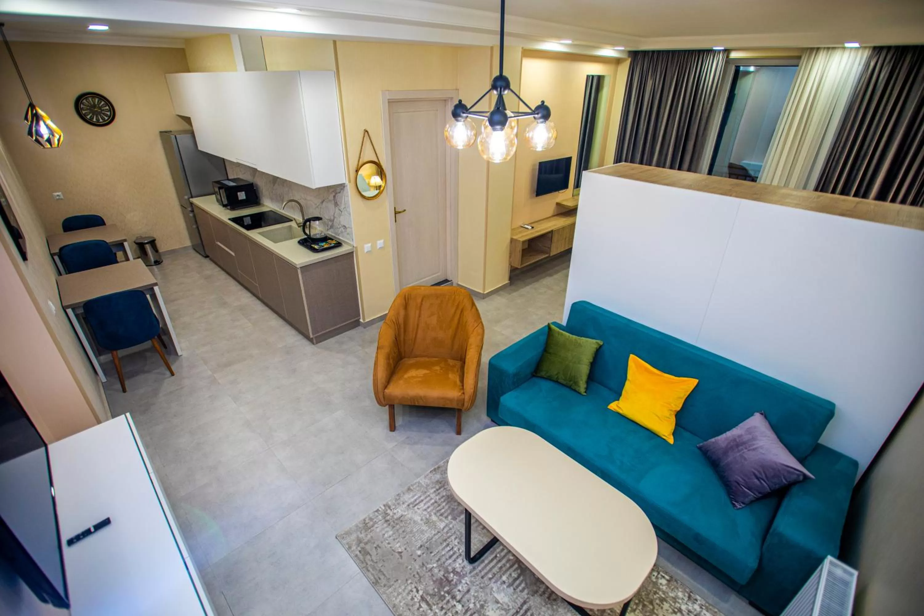 Seating area in MD Apart Tbilisi