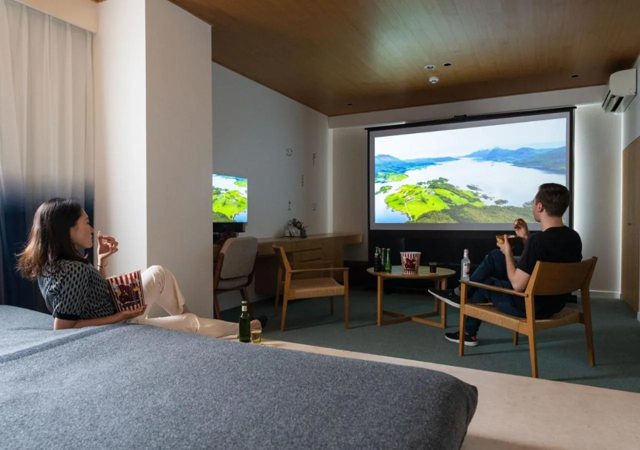 Bed in Hotel Graphy Nezu