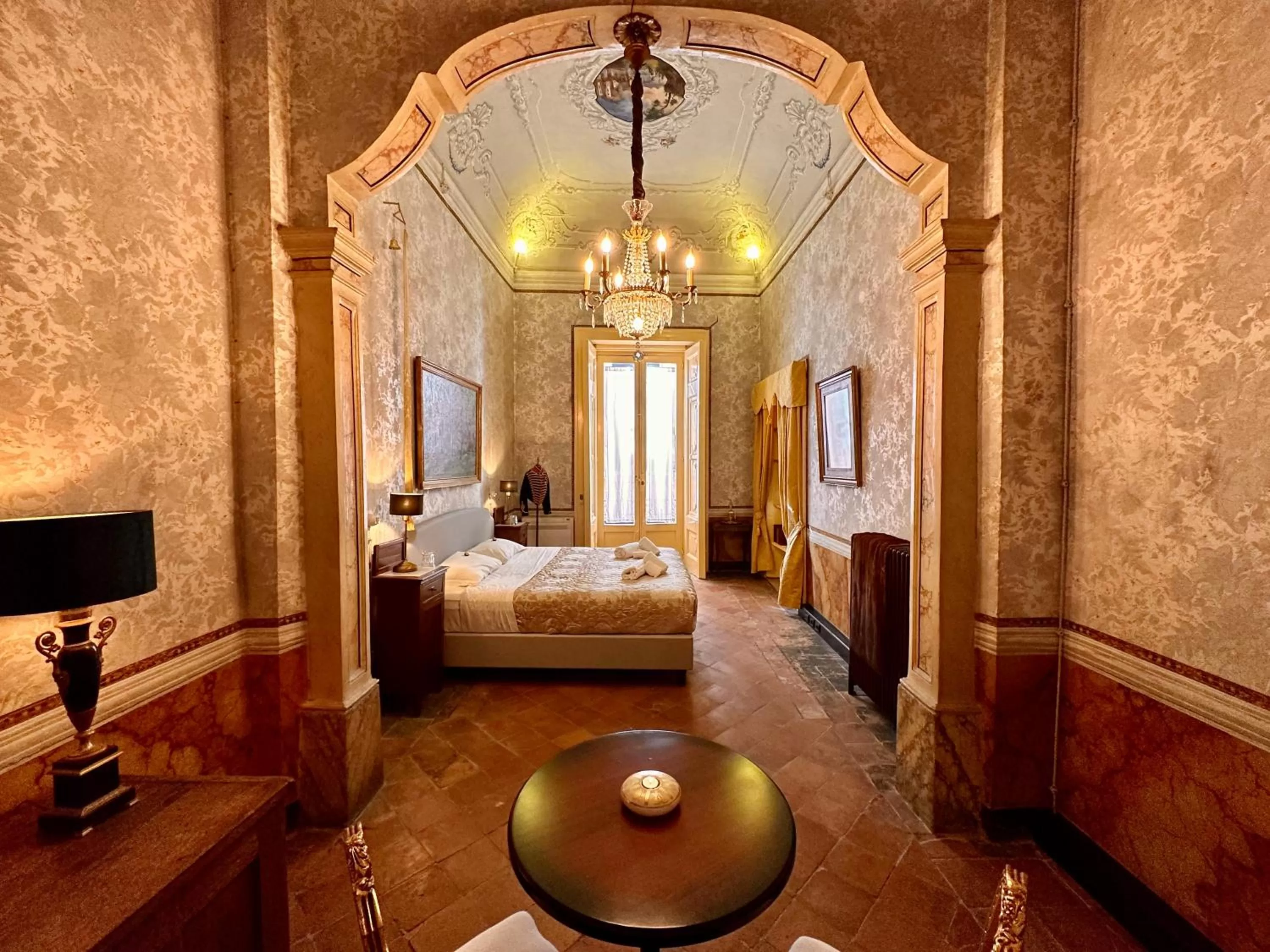 Bedroom, Bed in Casa Santangelo Suites