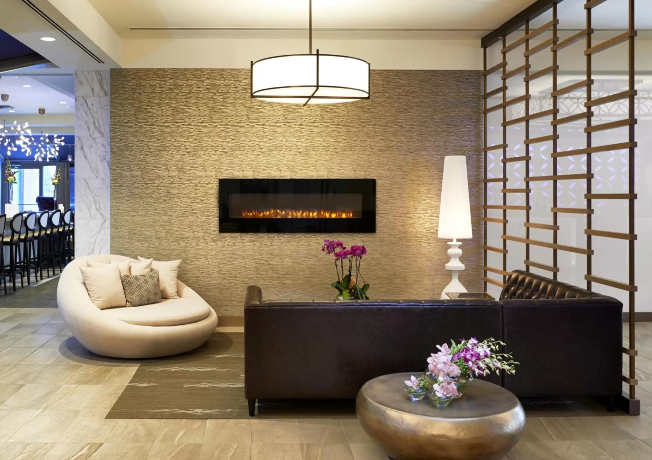 Lobby or reception in The Prince George Hotel