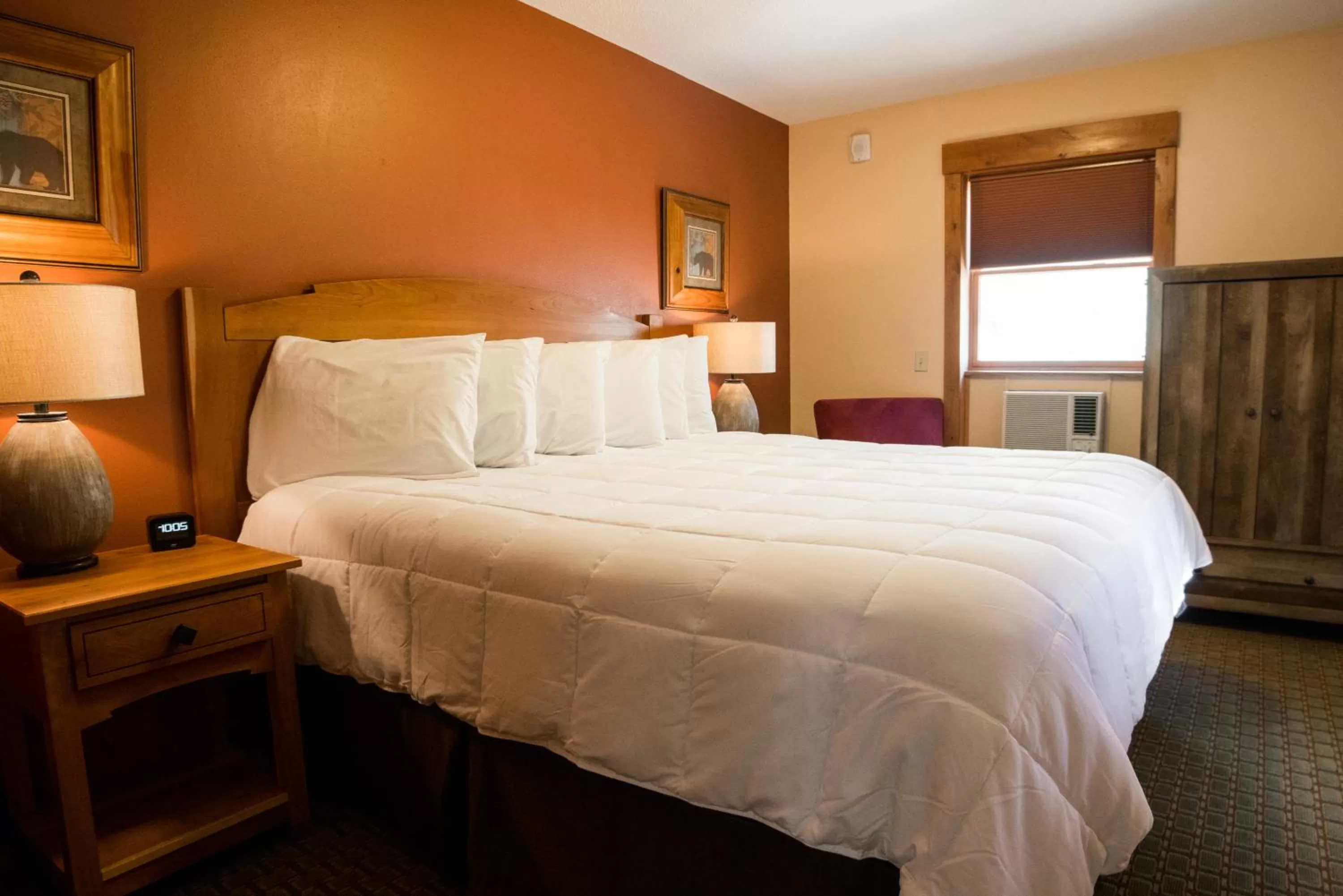 Bed in Silver Moon Inn