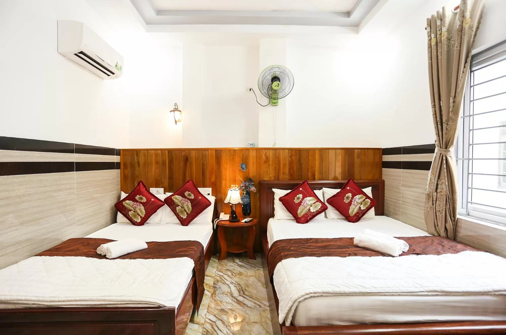 Bed in Lucky Hotel Quy Nhon