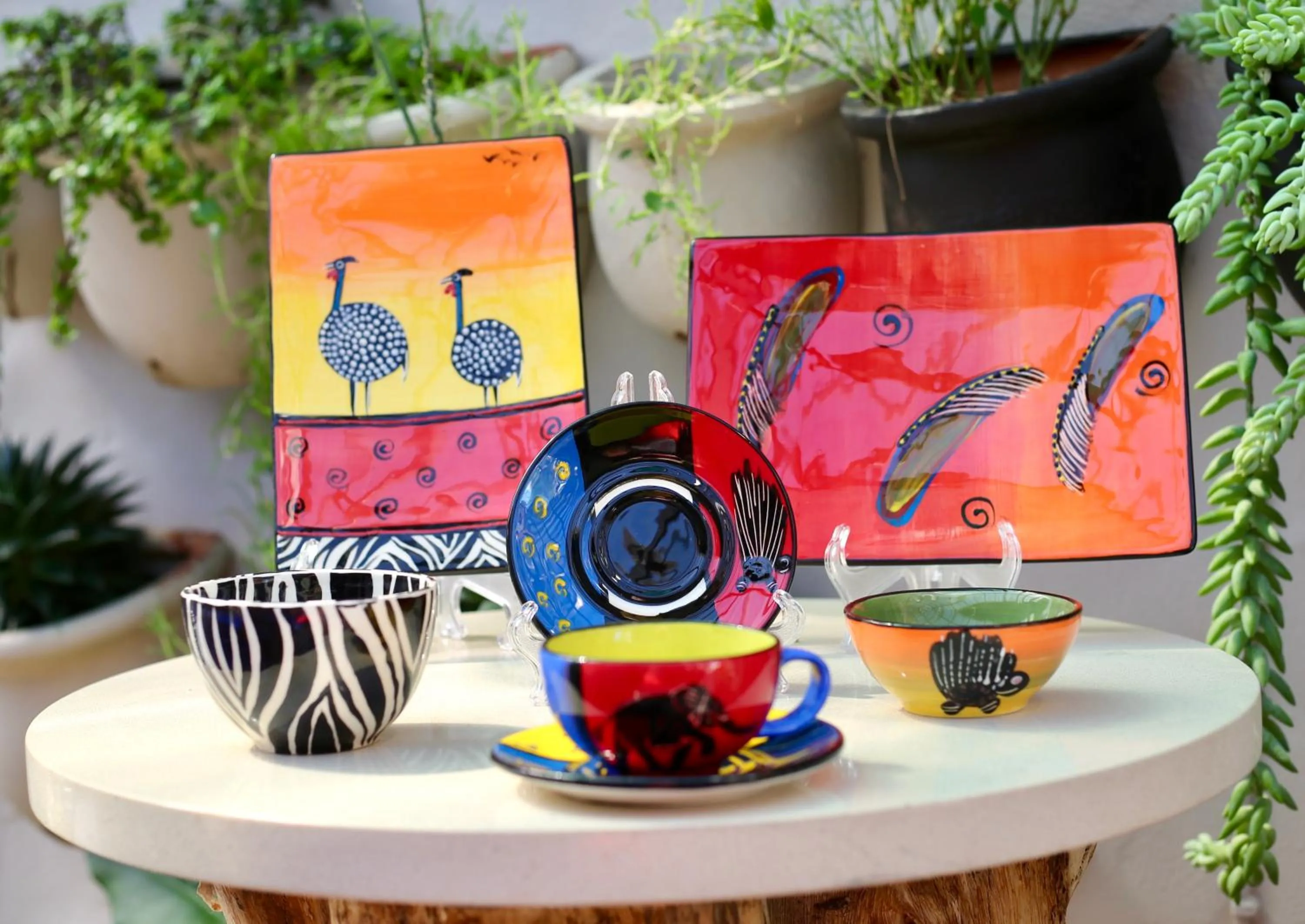 Decorative detail in Point B Guest House -Sustainable Solar Energy