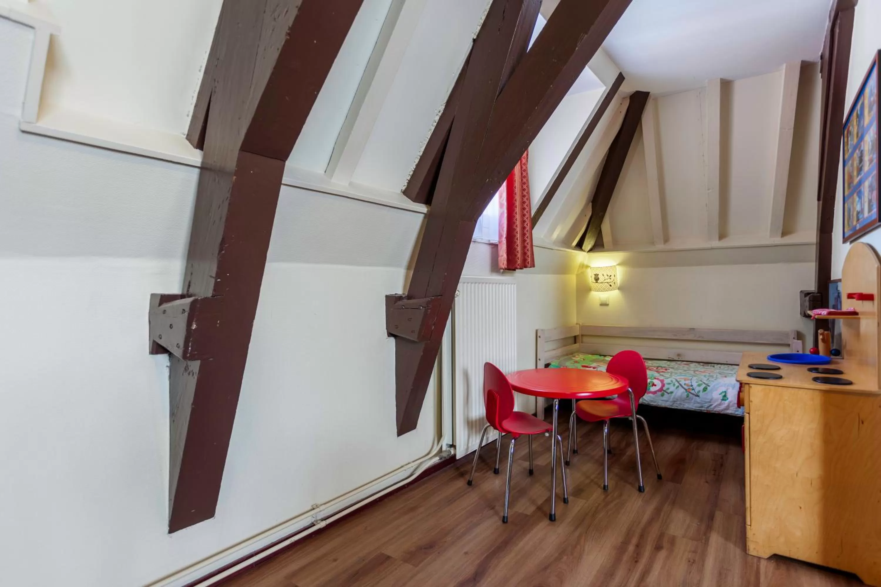 young children in A-Train Hotel