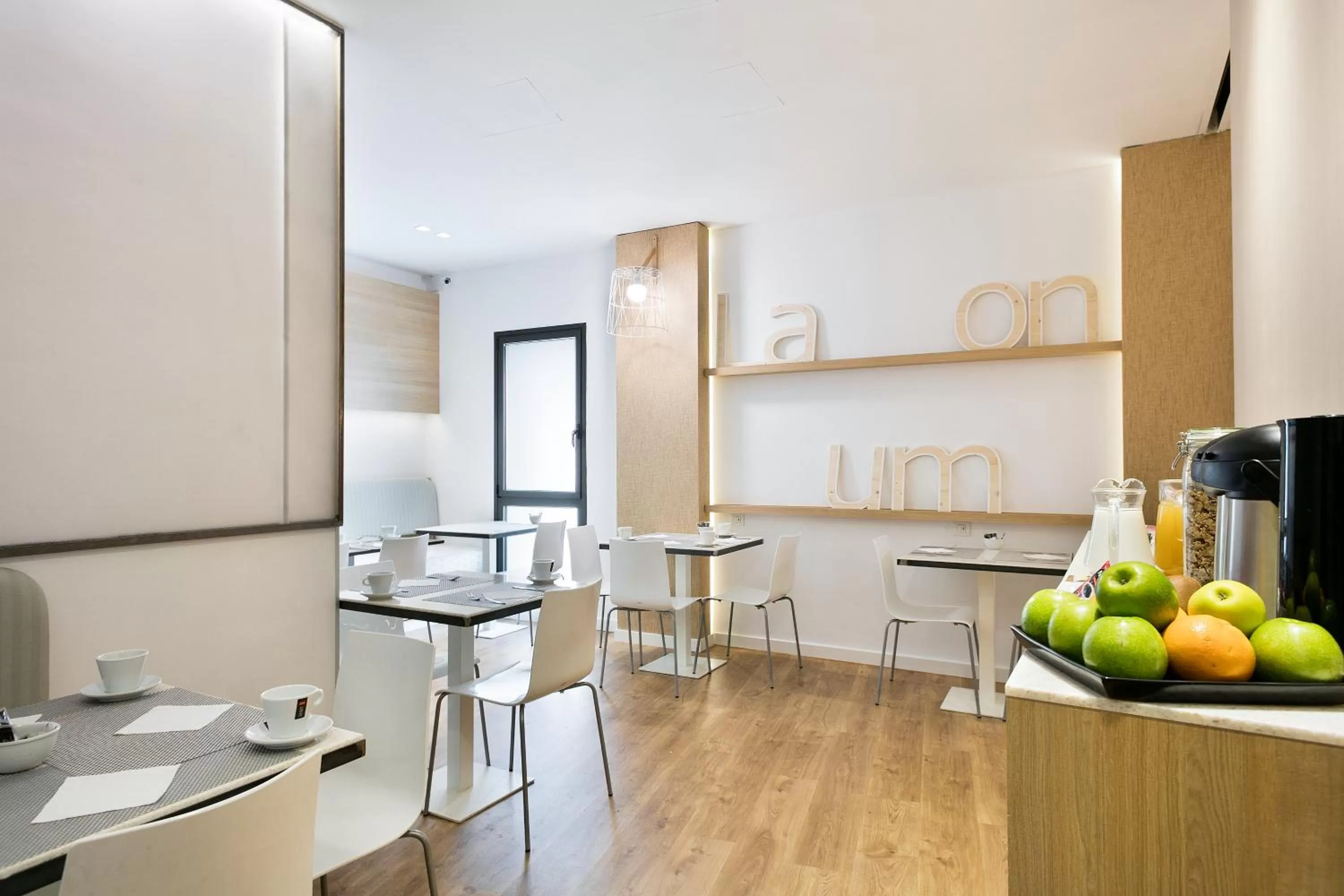 Buffet breakfast in Hotel Acta Laumon