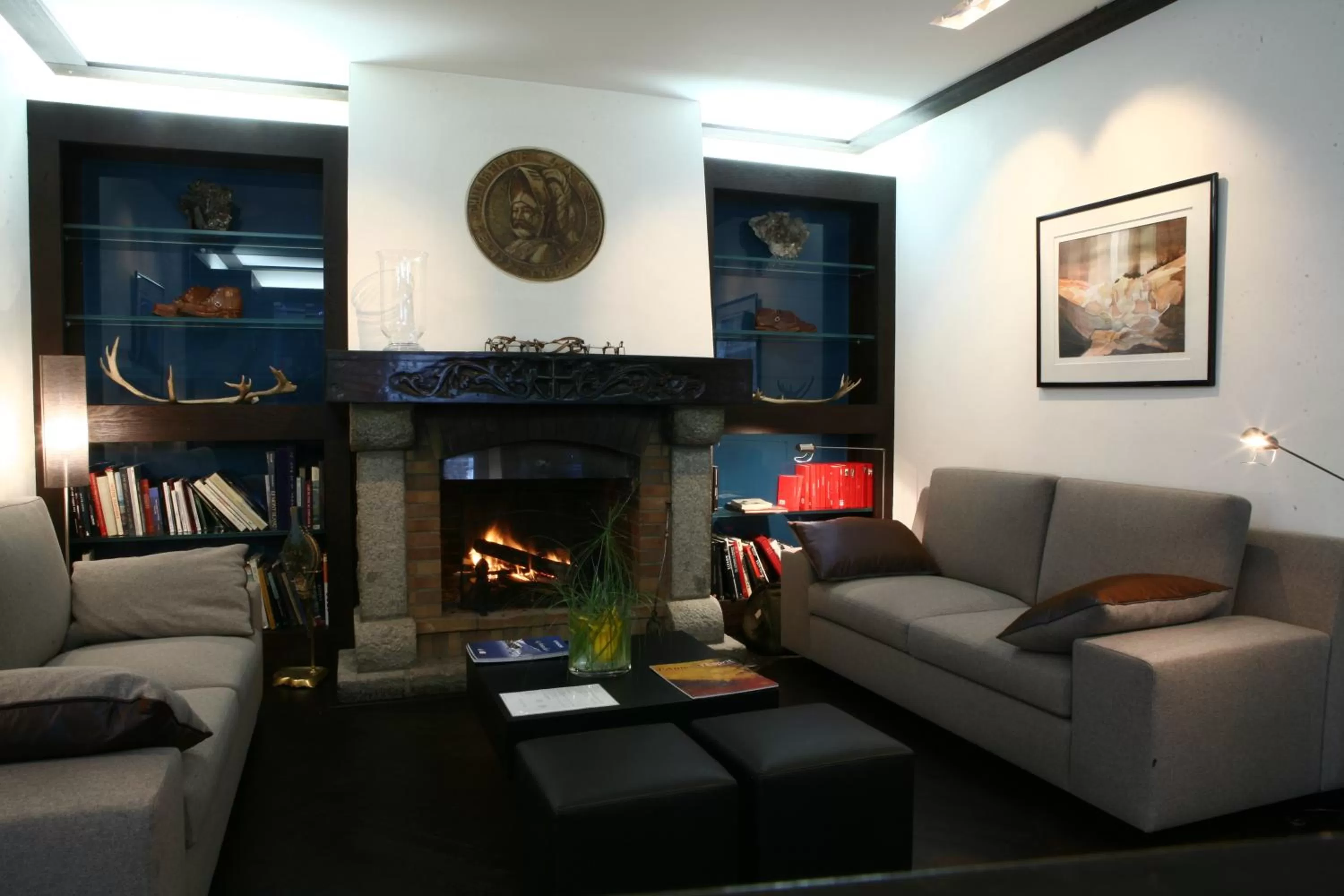 Lounge or bar in Le Hameau Albert 1er - Relais & Châteaux