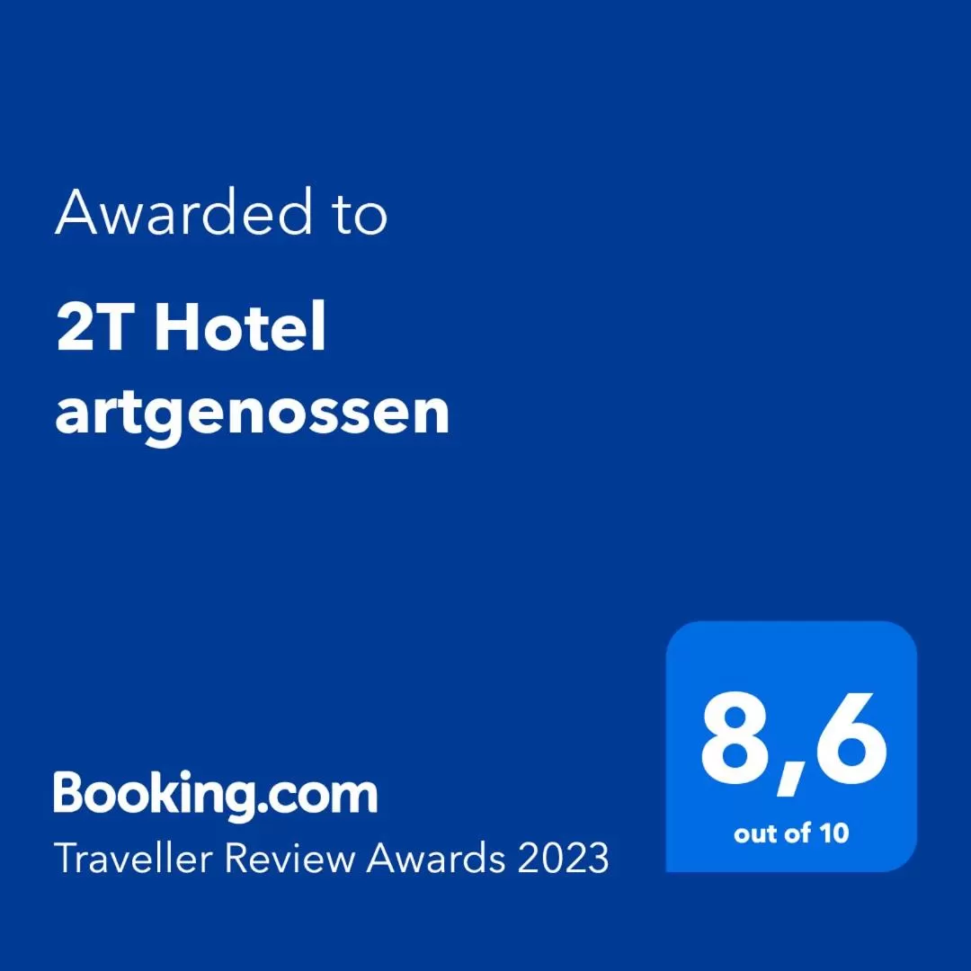 Logo/Certificate/Sign/Award in 2T Hotel artgenossen
