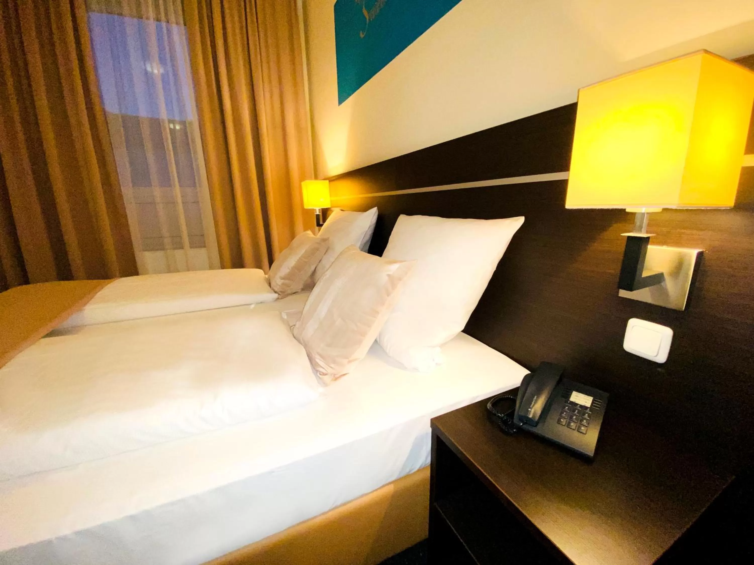 Bed in Hotel Hansehof